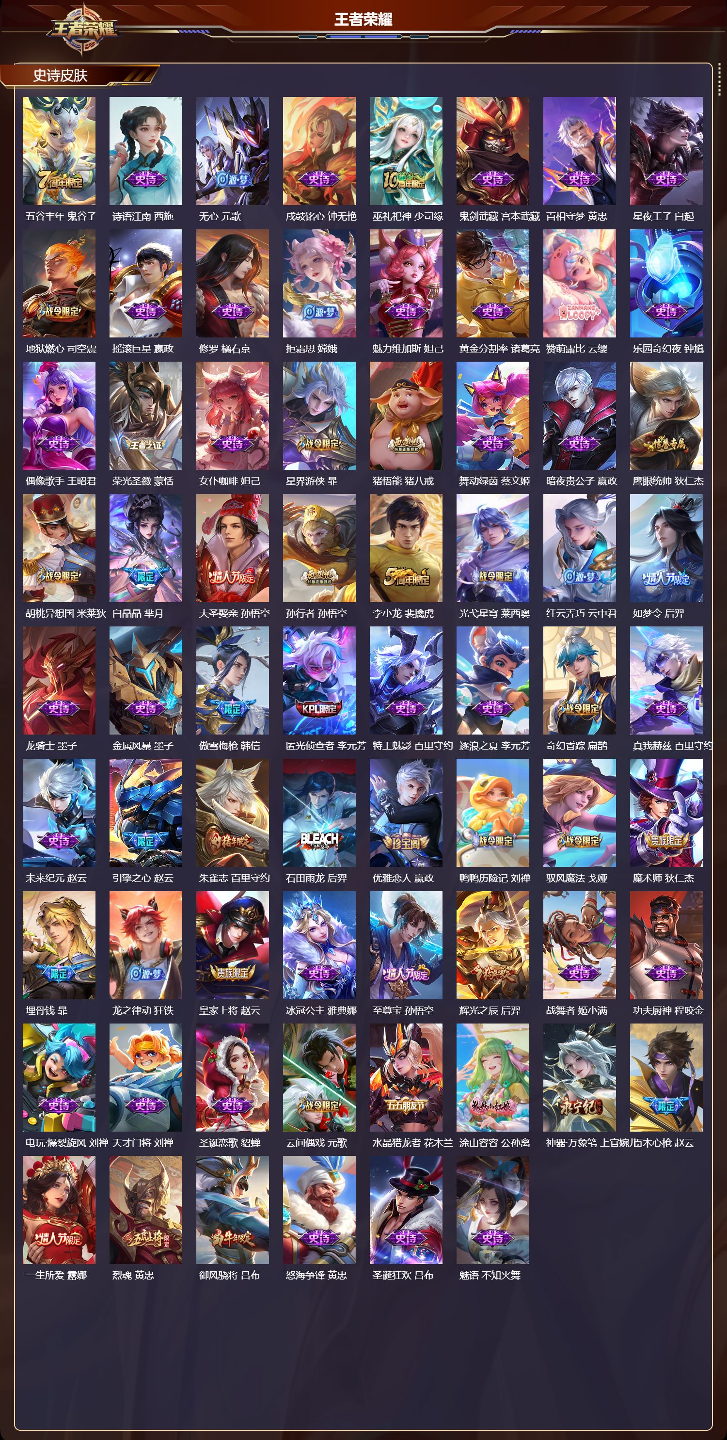 WZCMW3453828王者荣耀账号详情图3