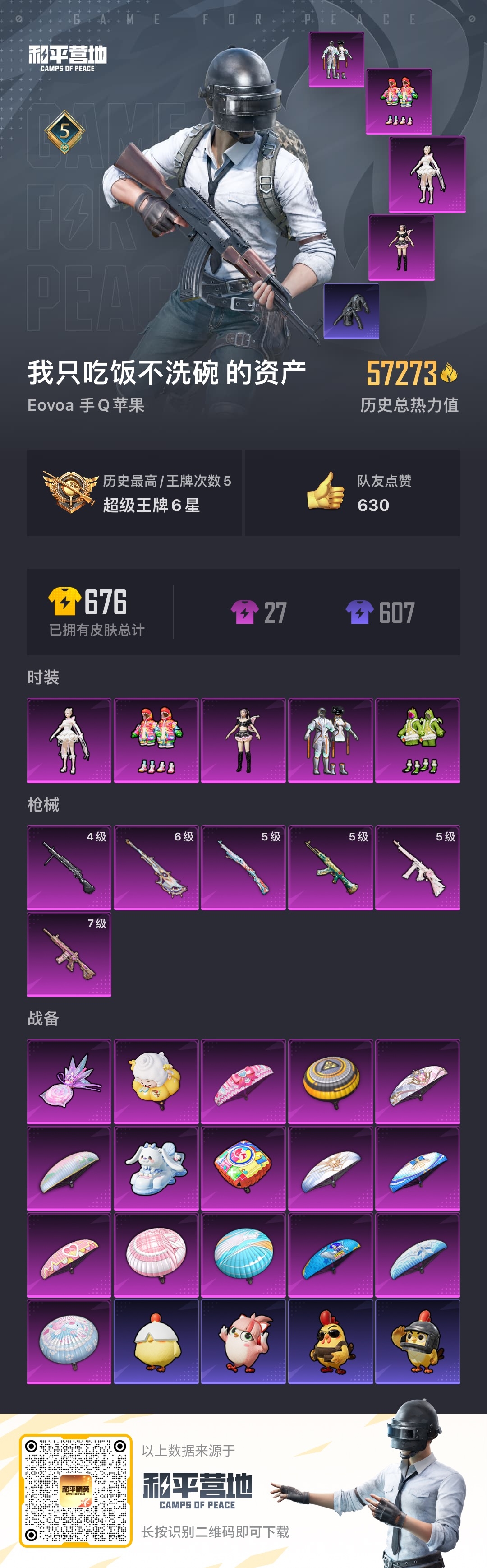 HPSJ3446150和平精英账号详情图4