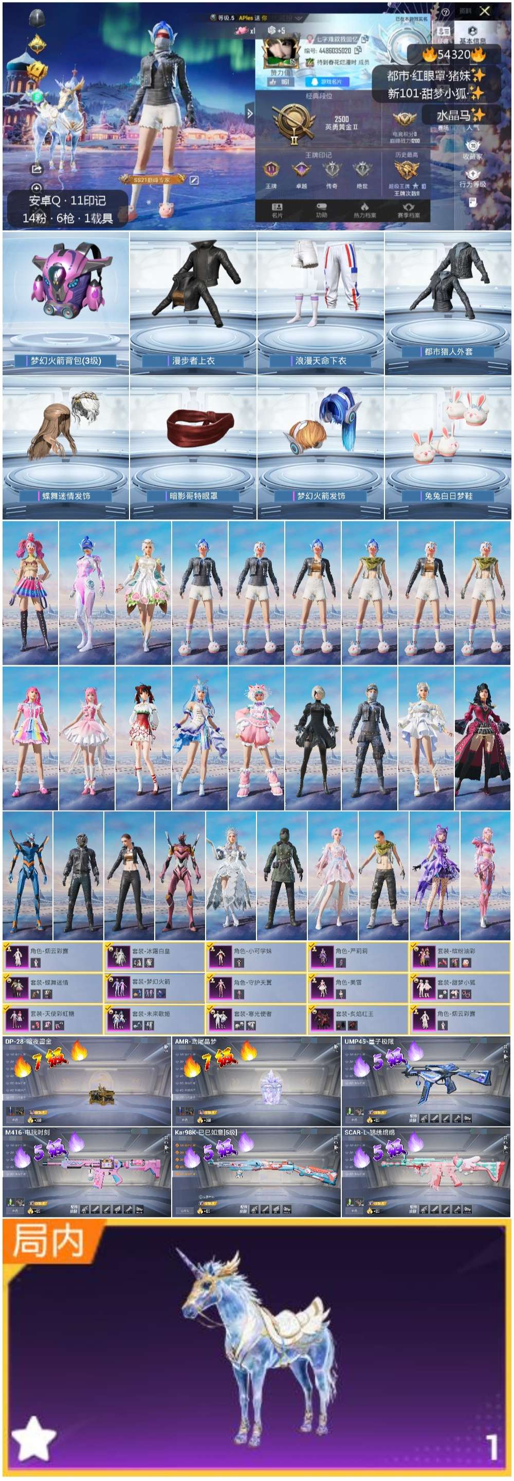 HPSJ3446154和平精英账号详情图3