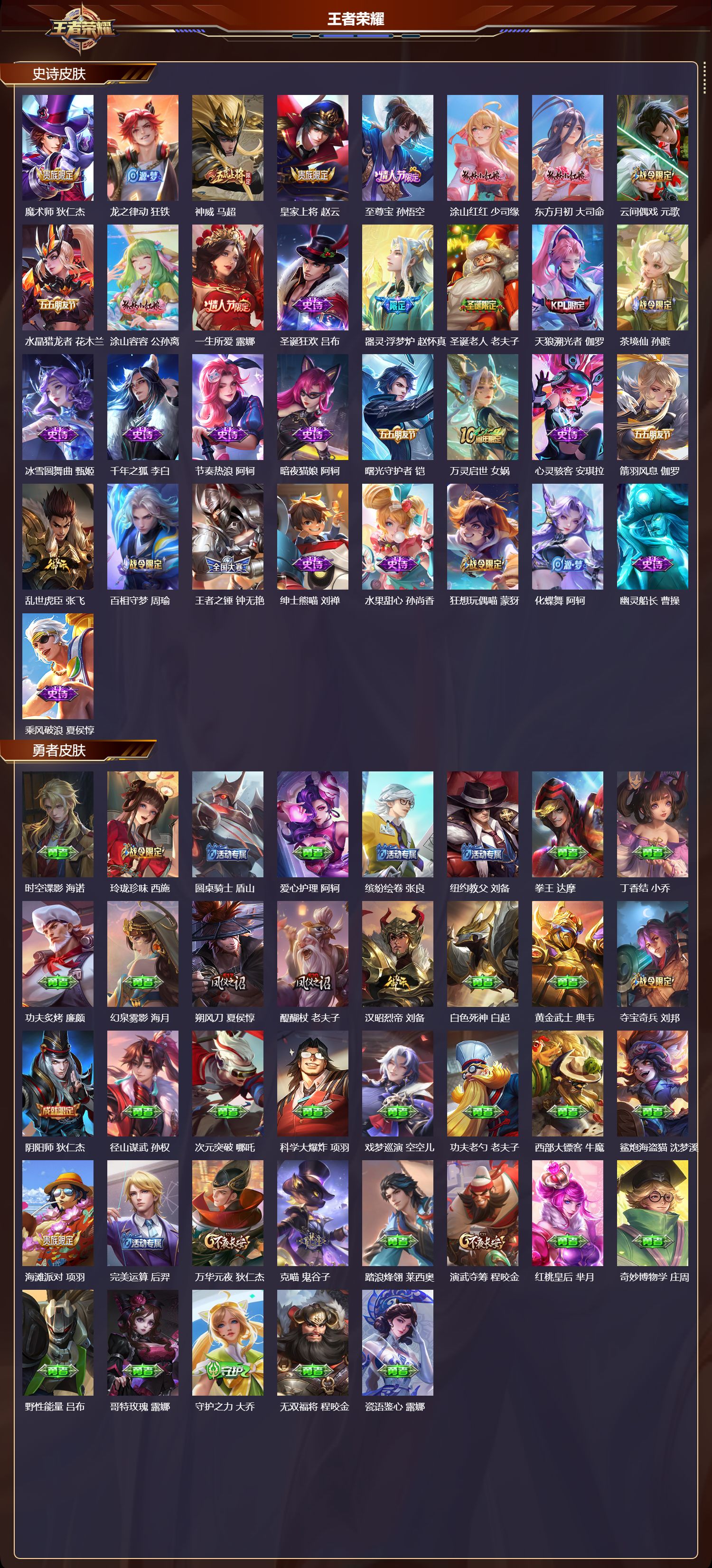 WZMK3457240王者荣耀账号详情图3