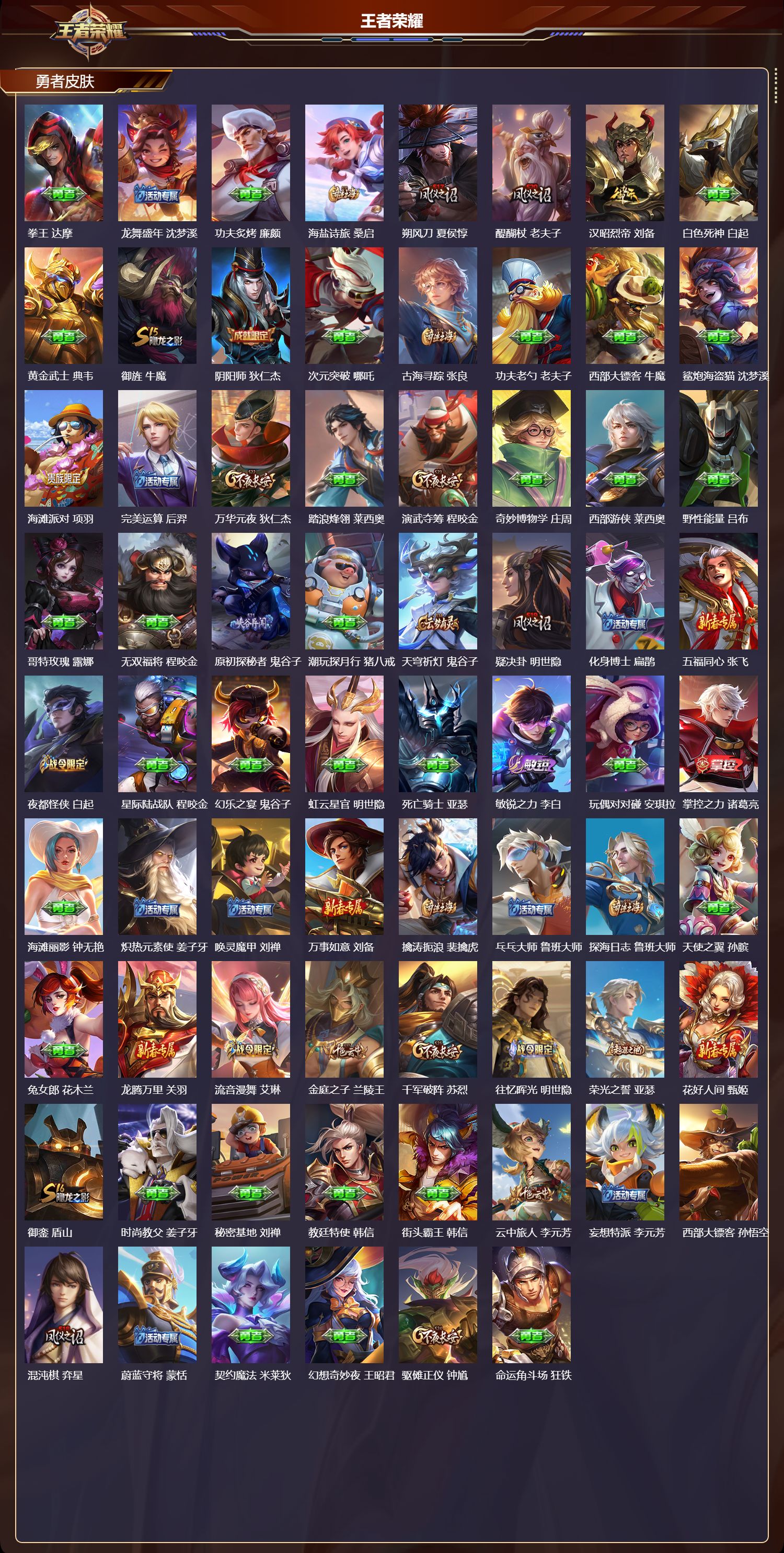 WZQM3474277王者荣耀账号详情图4