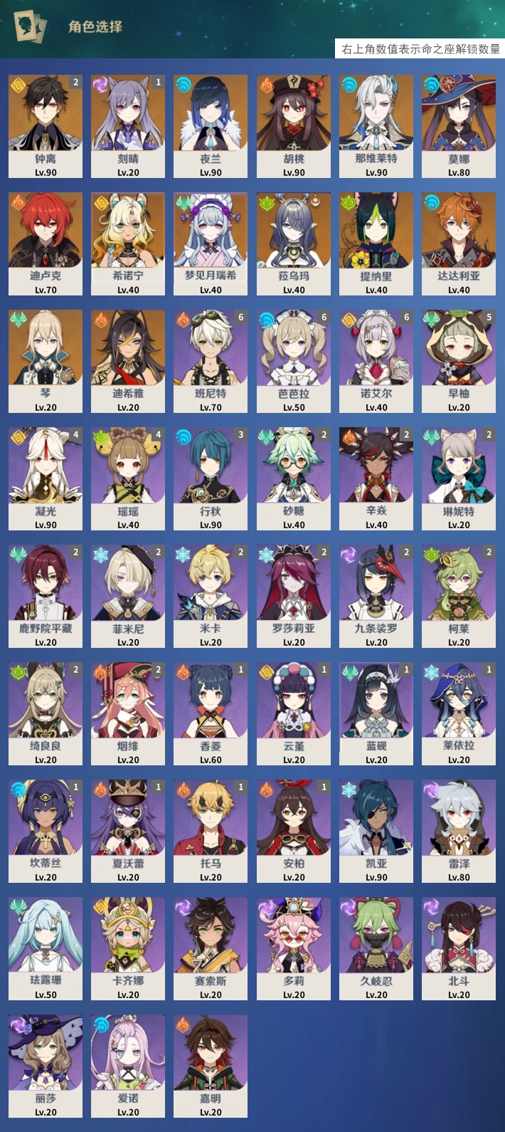 YSMK316860原神账号详情图3