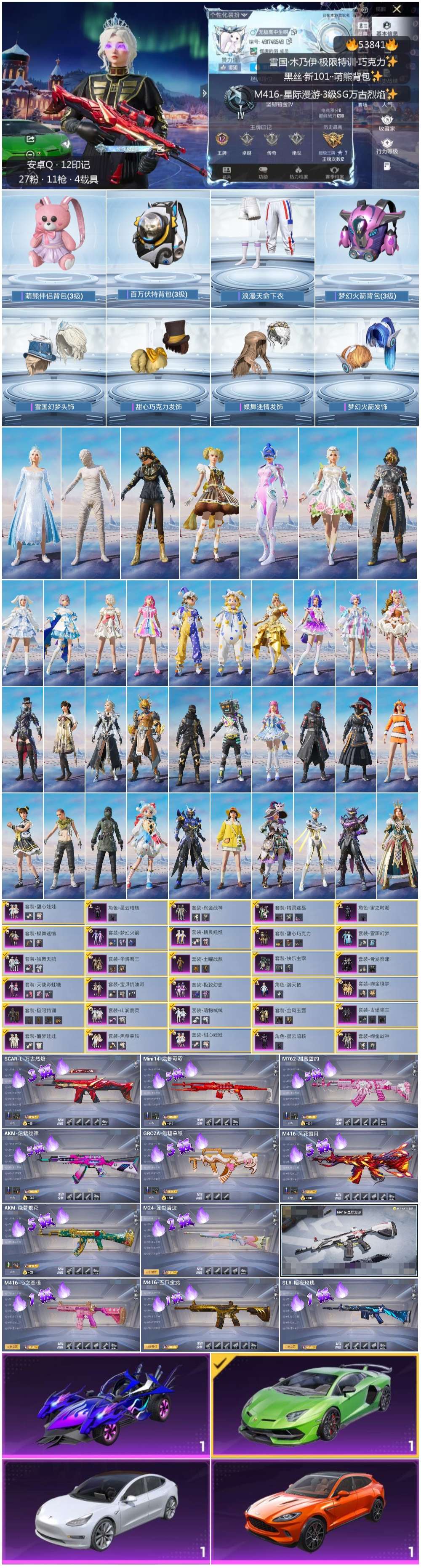 HPSJ3442269和平精英账号详情图4