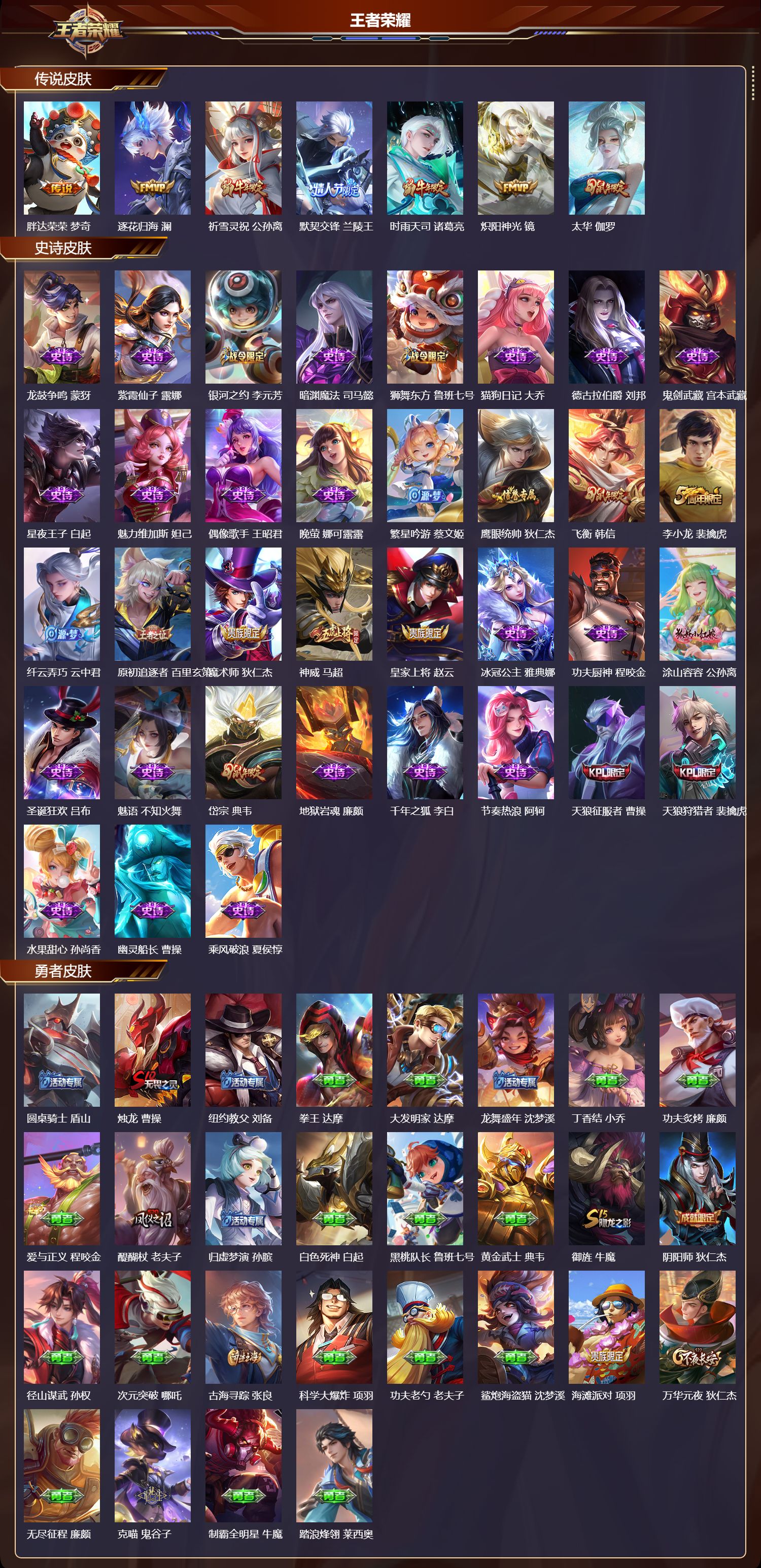 WZMK3457245王者荣耀账号详情图2