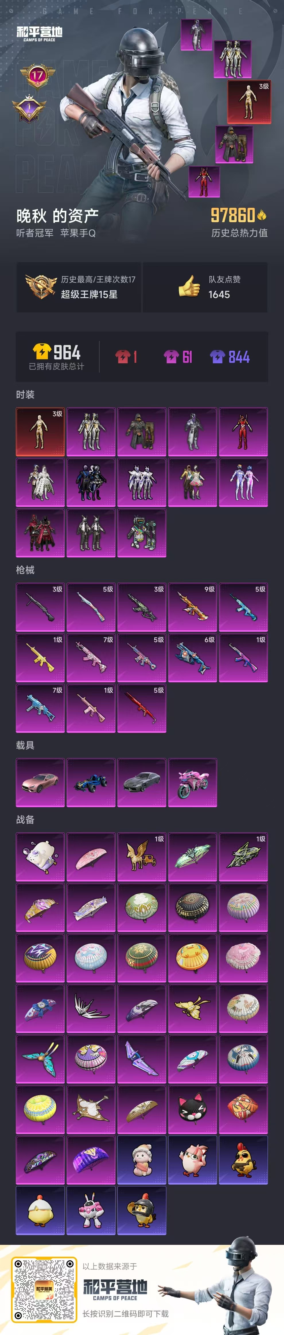 HPSJ3442096和平精英账号详情图4 HPSJ3442096和平精英账号详情图4