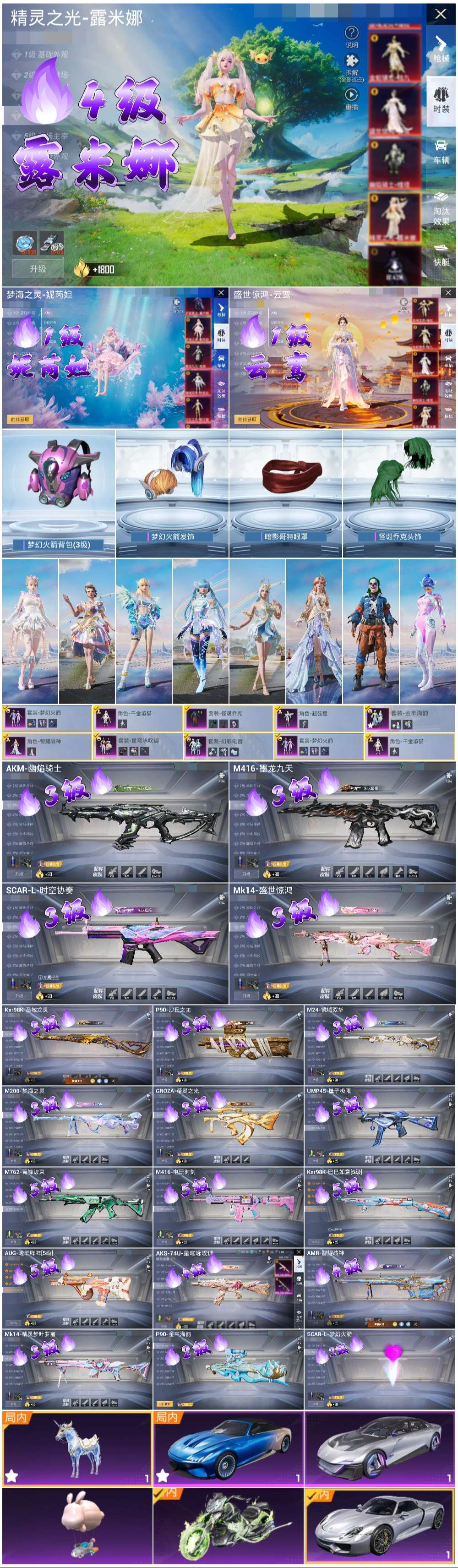 HPSJ3441926和平精英账号详情图3