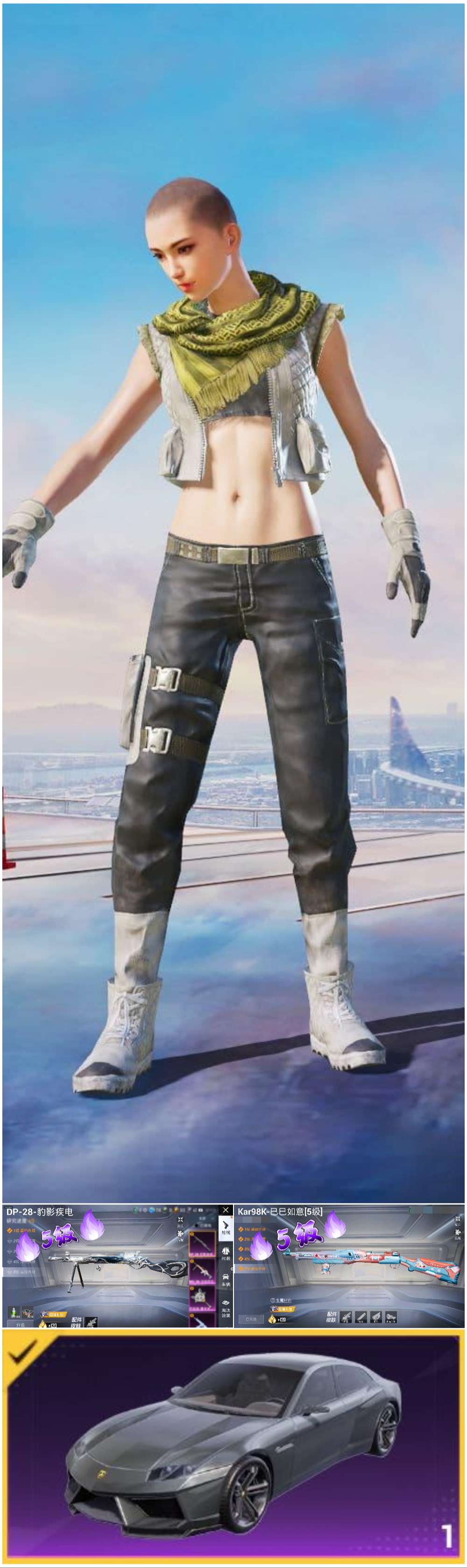 HPSJ3442464和平精英账号详情图2