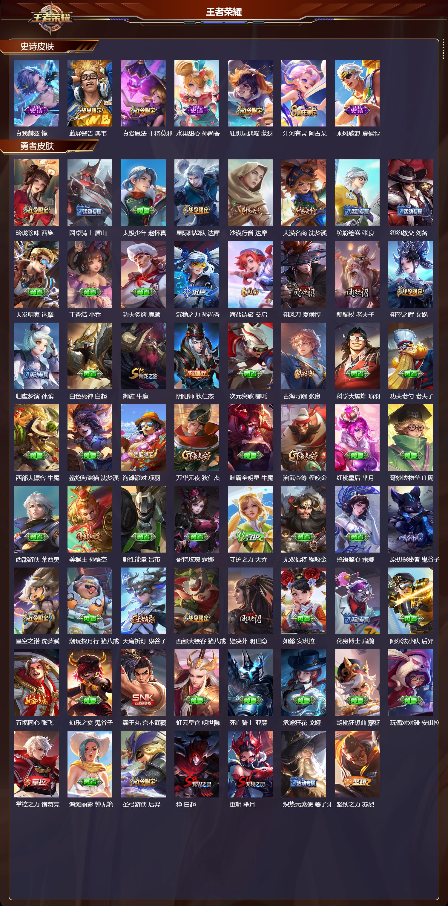 WZMK3457256王者荣耀账号详情图3