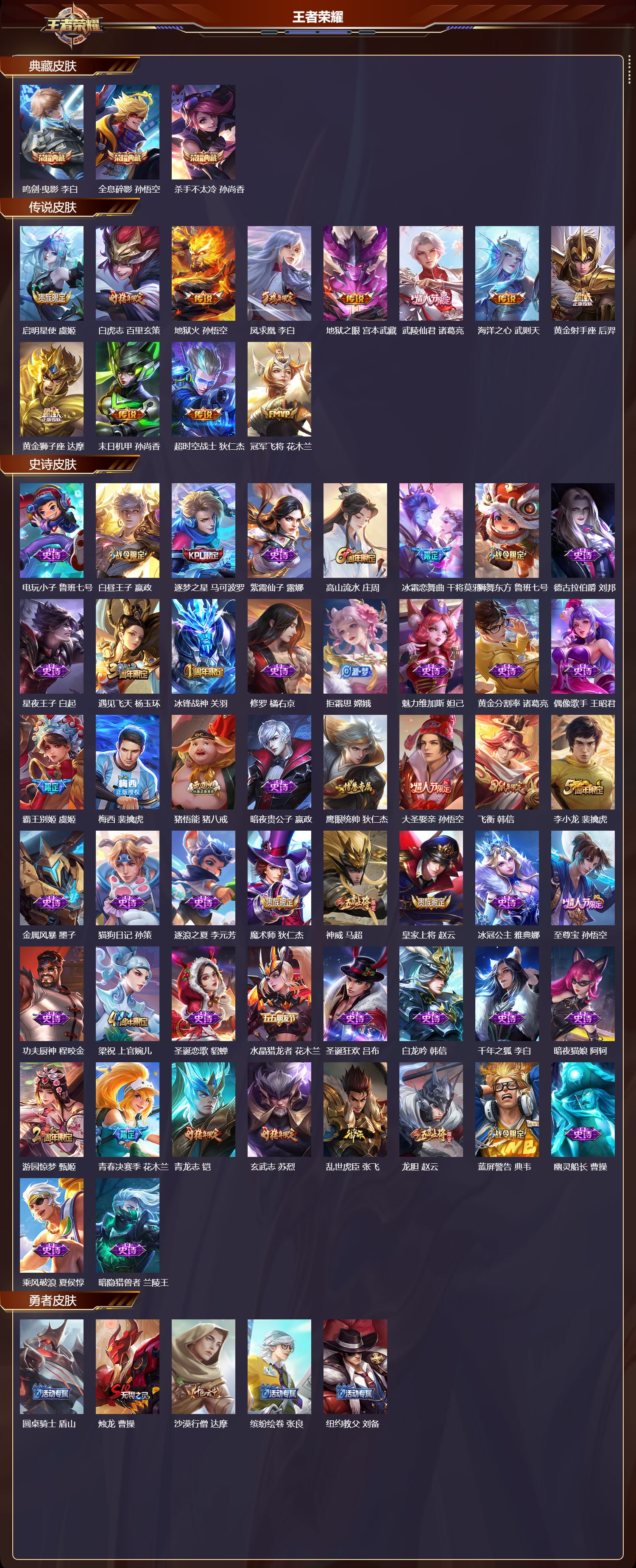 WZMK3457252王者荣耀账号详情图2