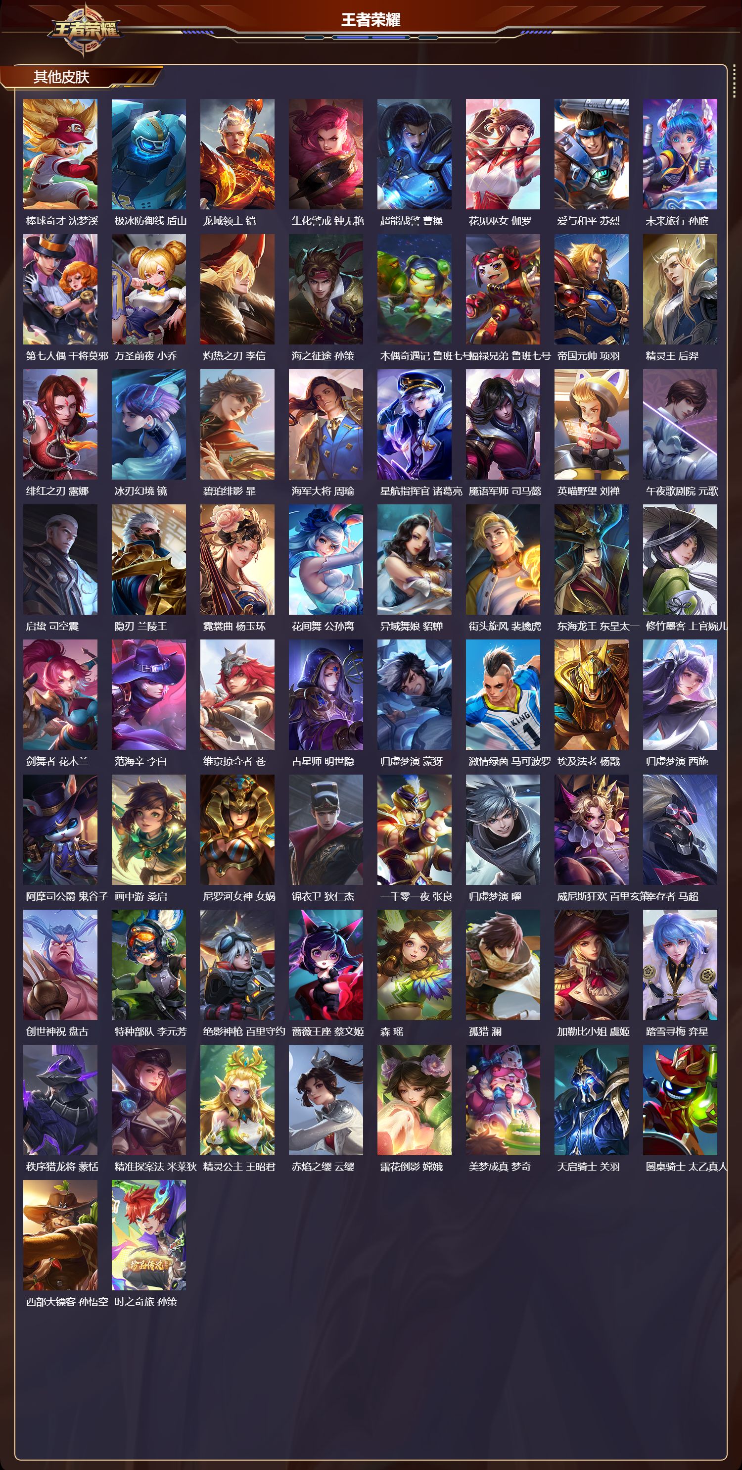 WZMK3457257王者荣耀账号详情图5