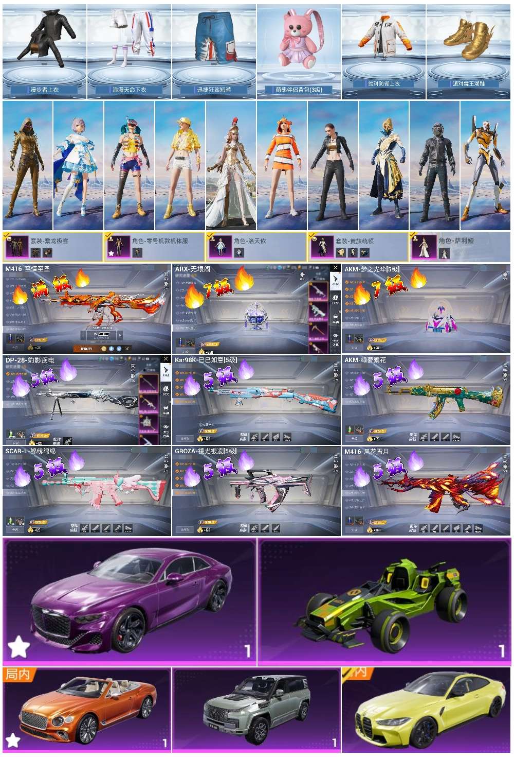 HPSJ3441940和平精英账号详情图3