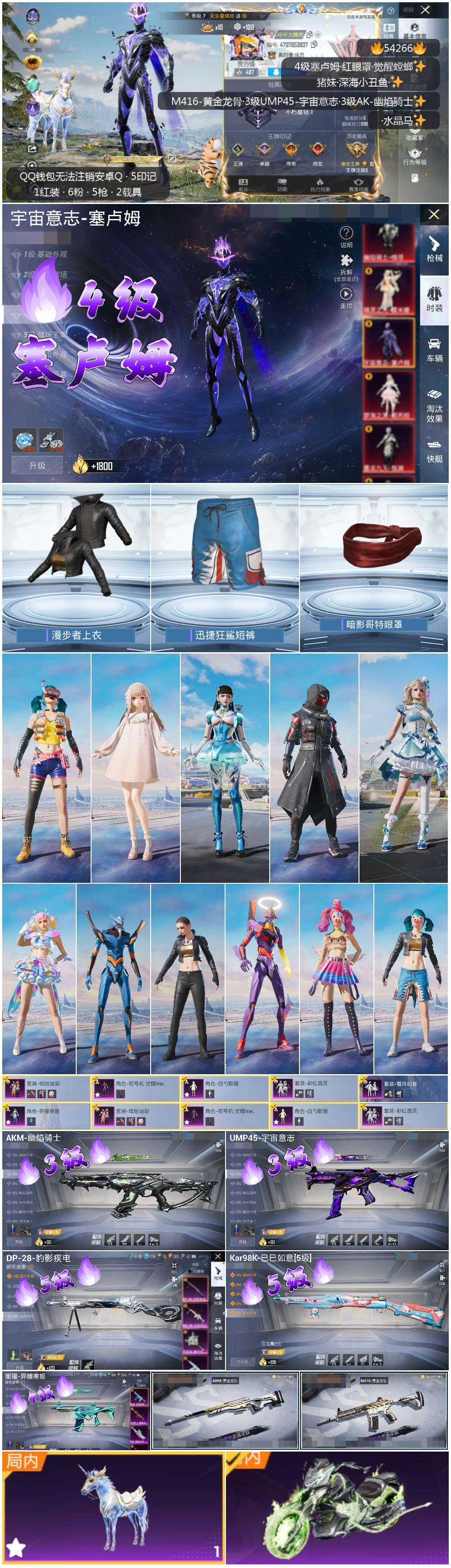 HPSJ3446152和平精英账号详情图4