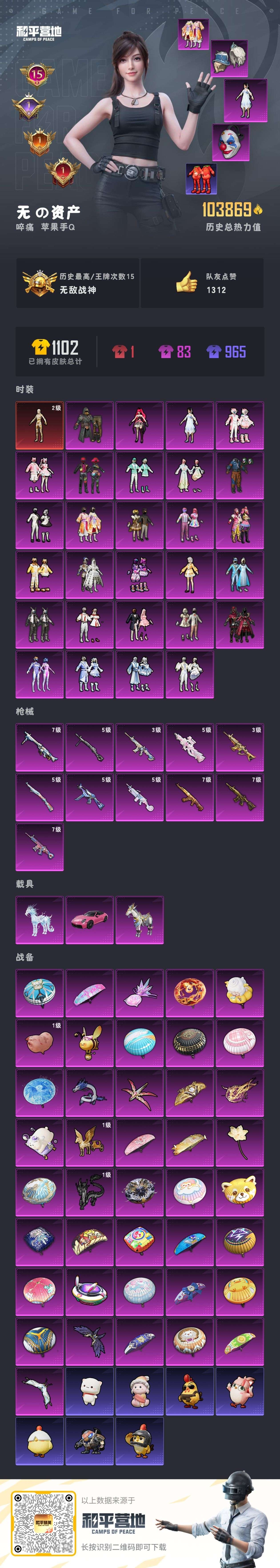 HPSJ3441936和平精英账号详情图4