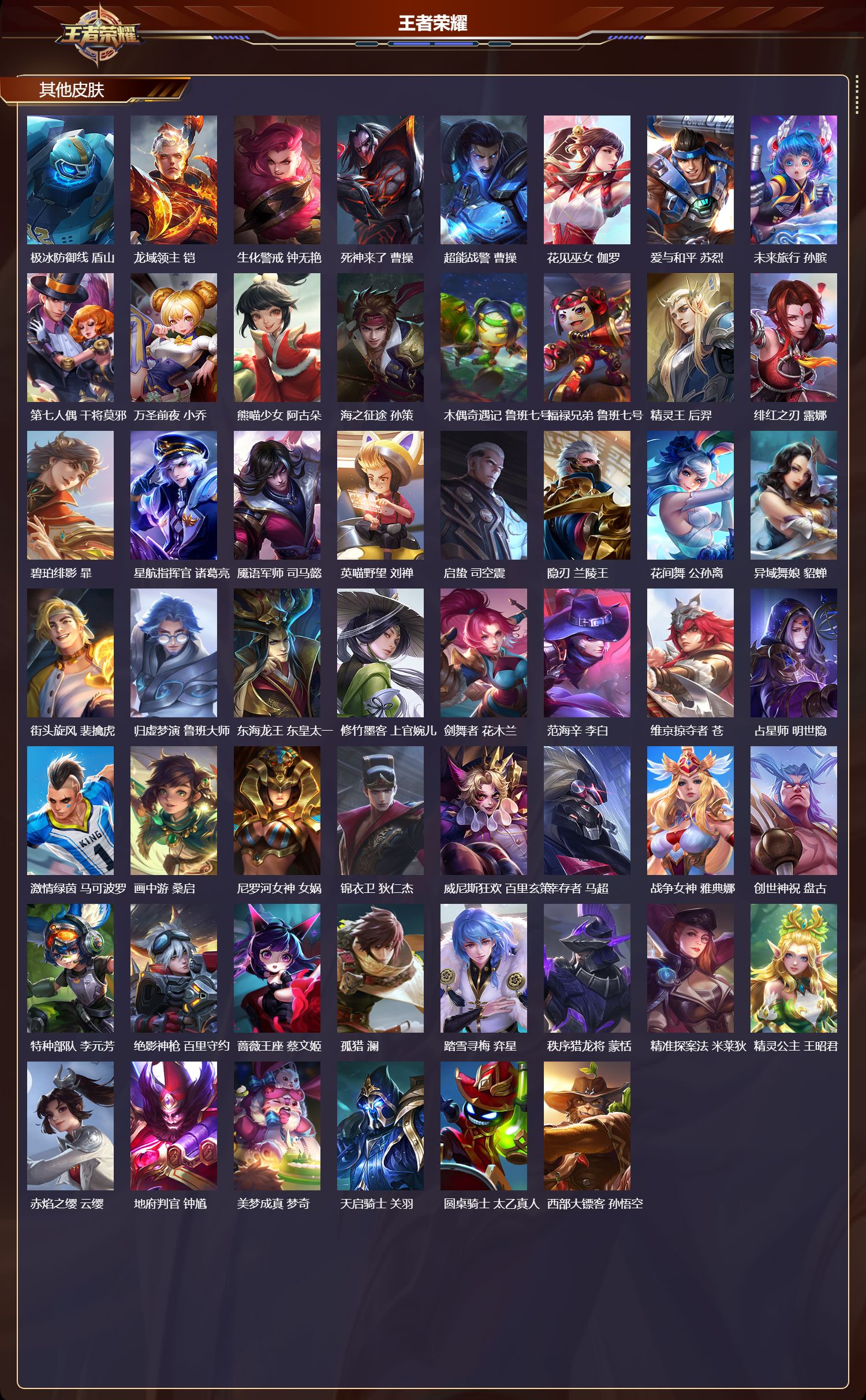 WZMK3457251王者荣耀账号详情图5