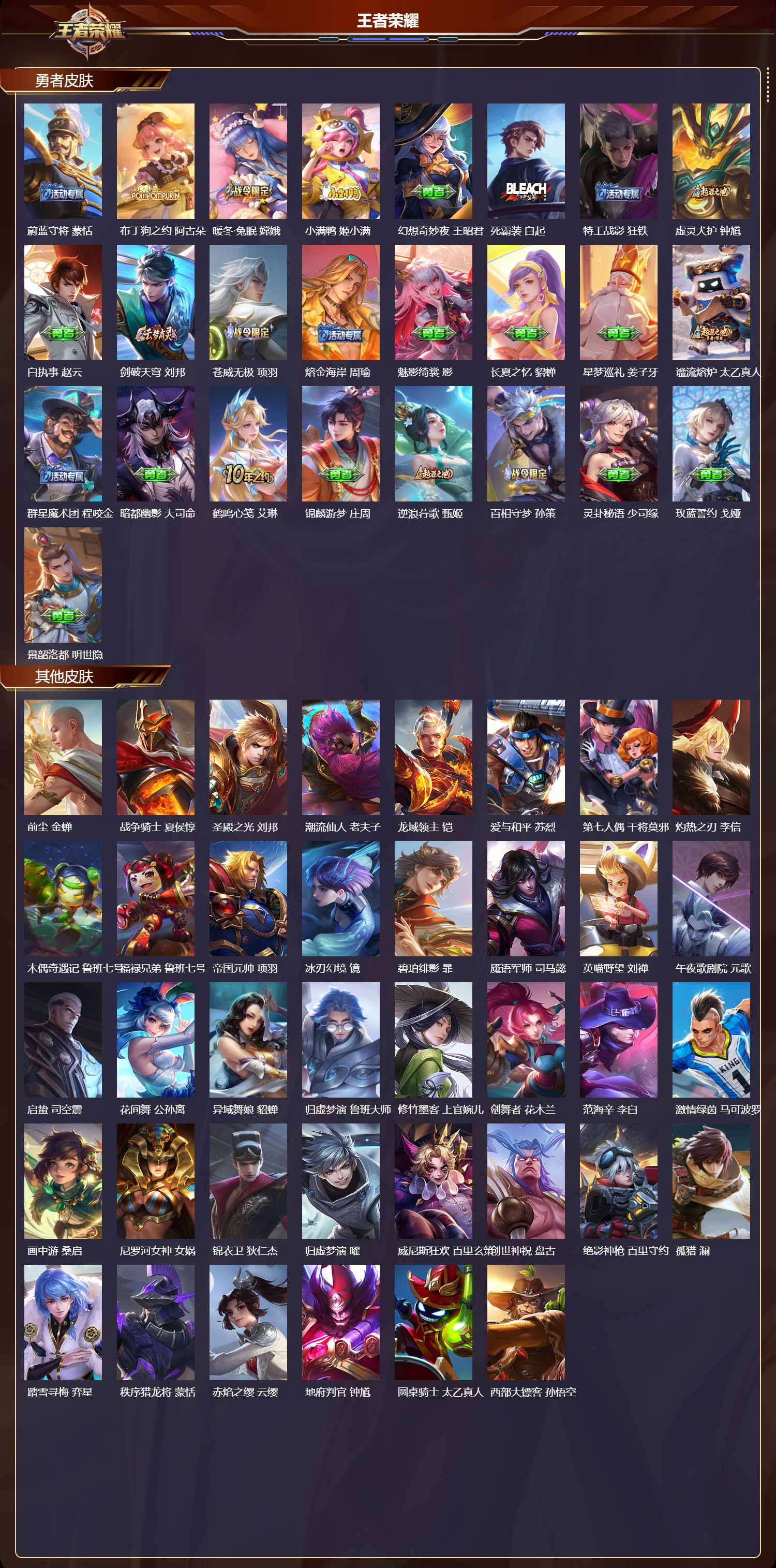 WZMK3457249王者荣耀账号详情图4