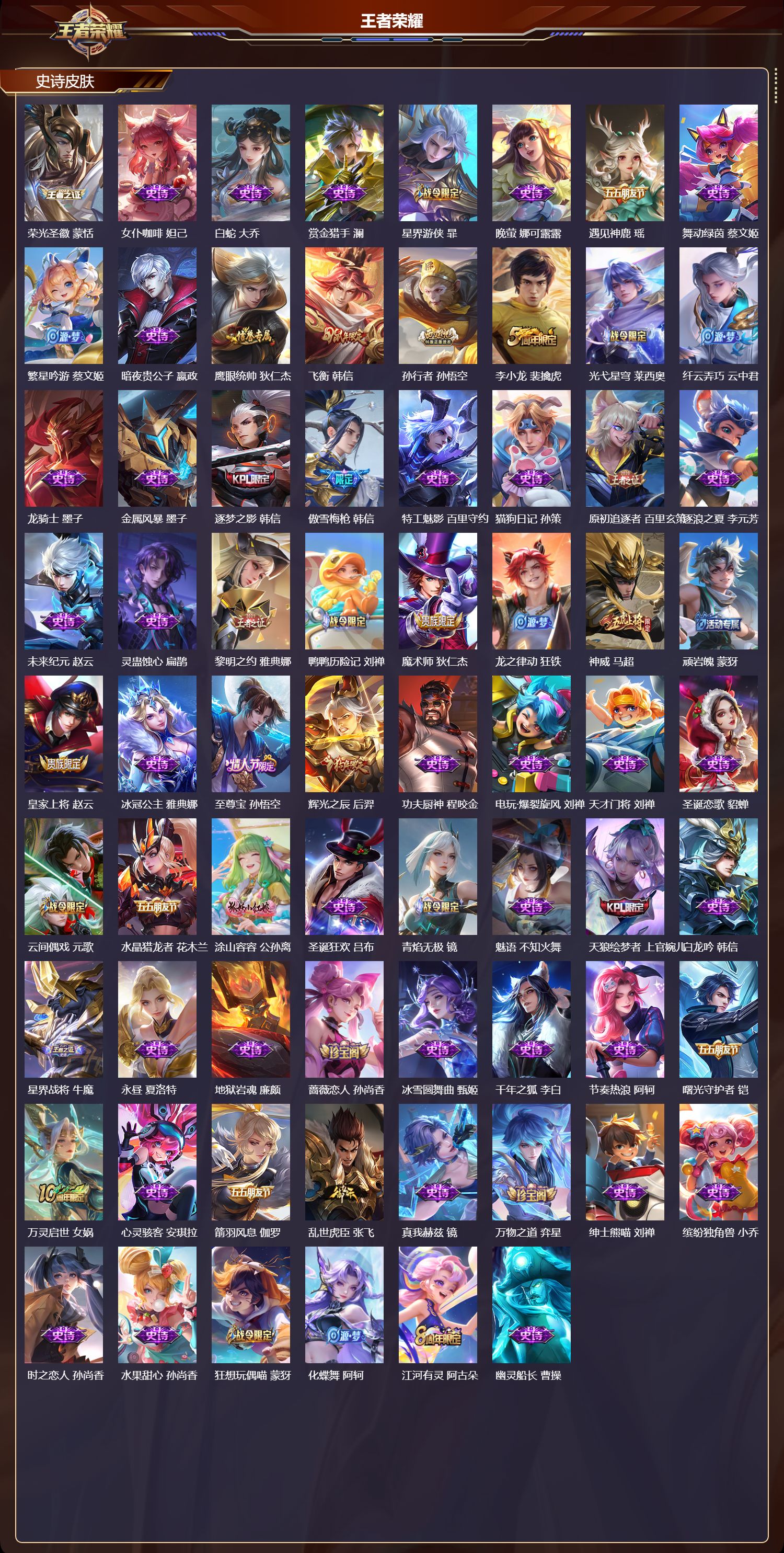 WZQM3473941王者荣耀账号详情图4