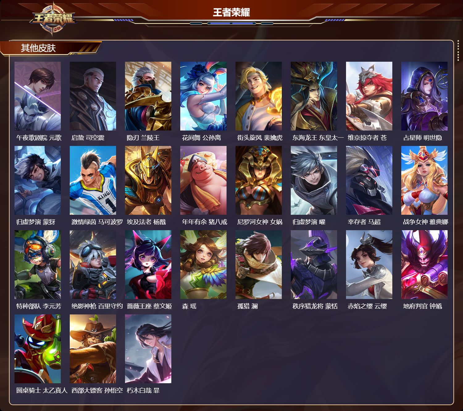 WZMK3463184王者荣耀账号详情图6