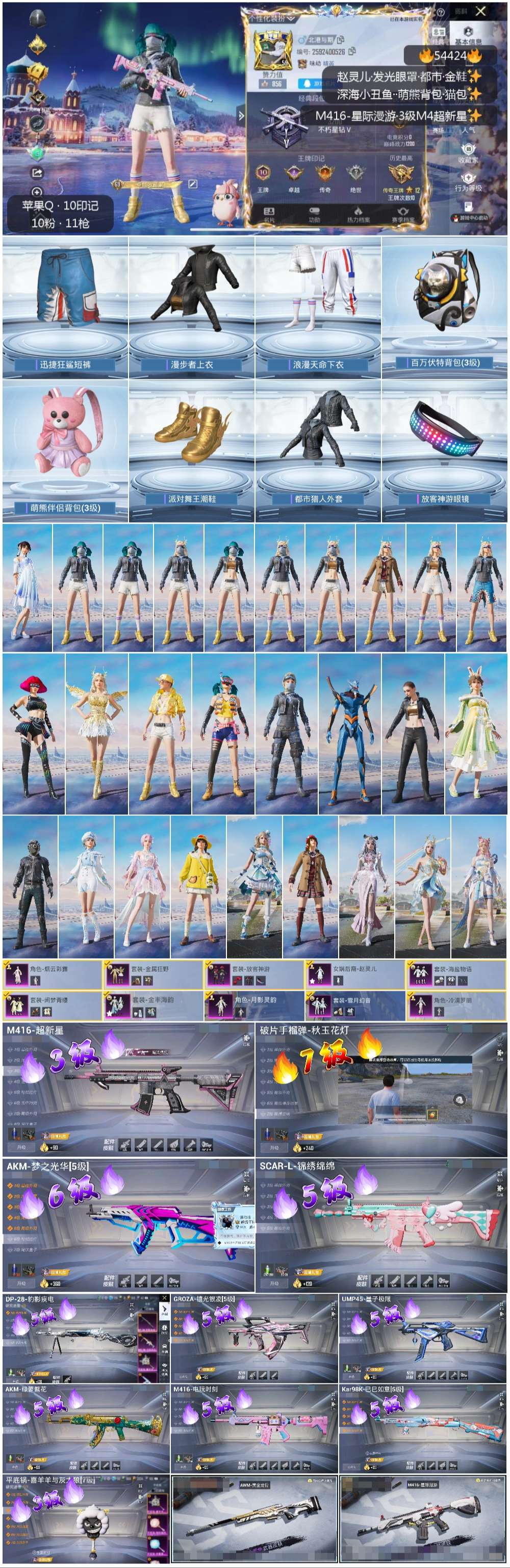 HPSJ3447503和平精英账号详情图2