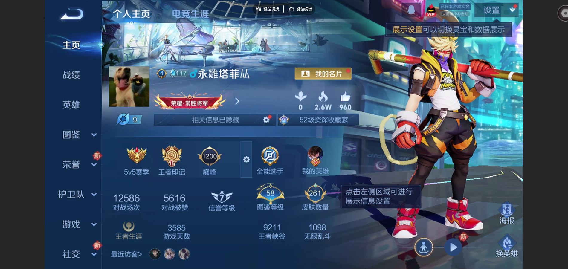 WZCMW424878王者荣耀账号详情图2