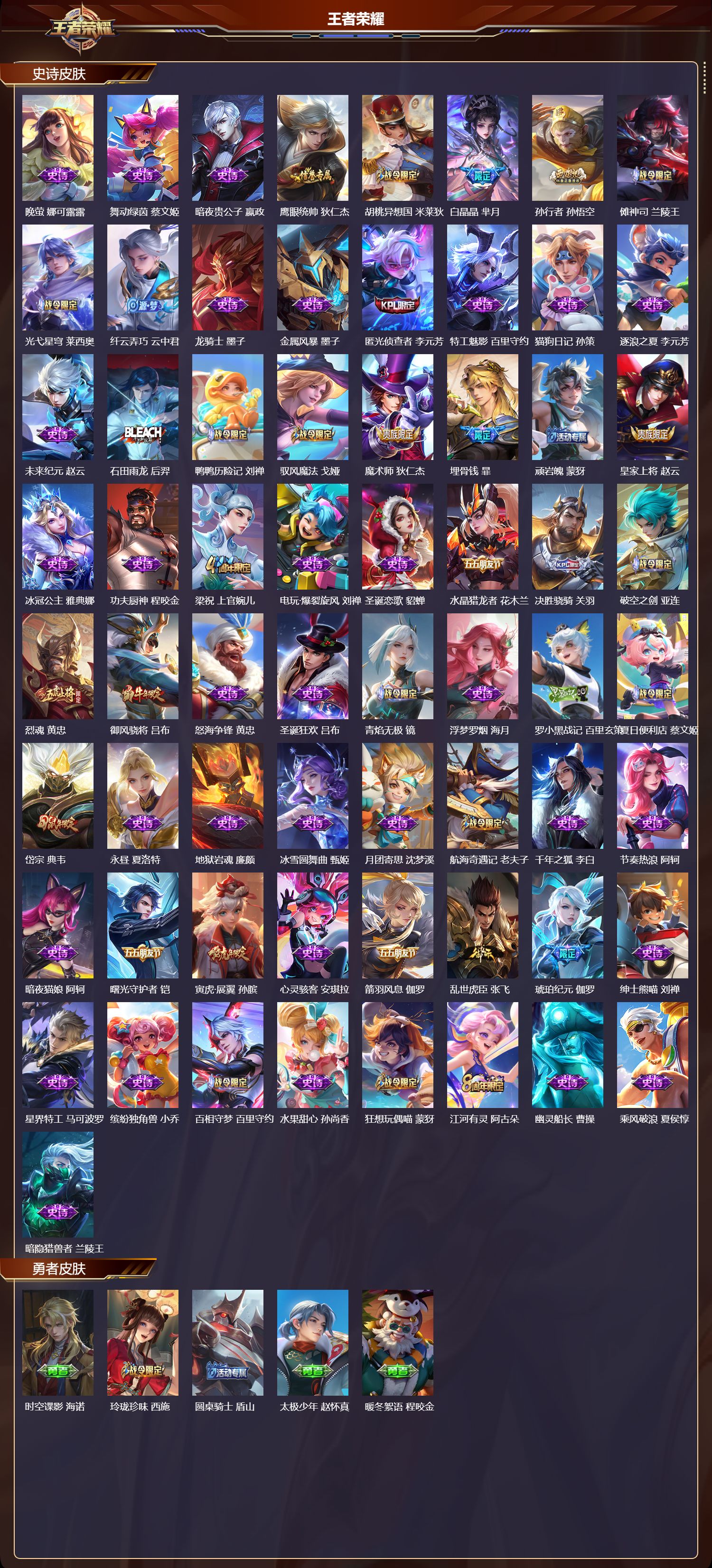 WZMK3463169王者荣耀账号详情图3 WZMK3463169王者荣耀账号详情图3