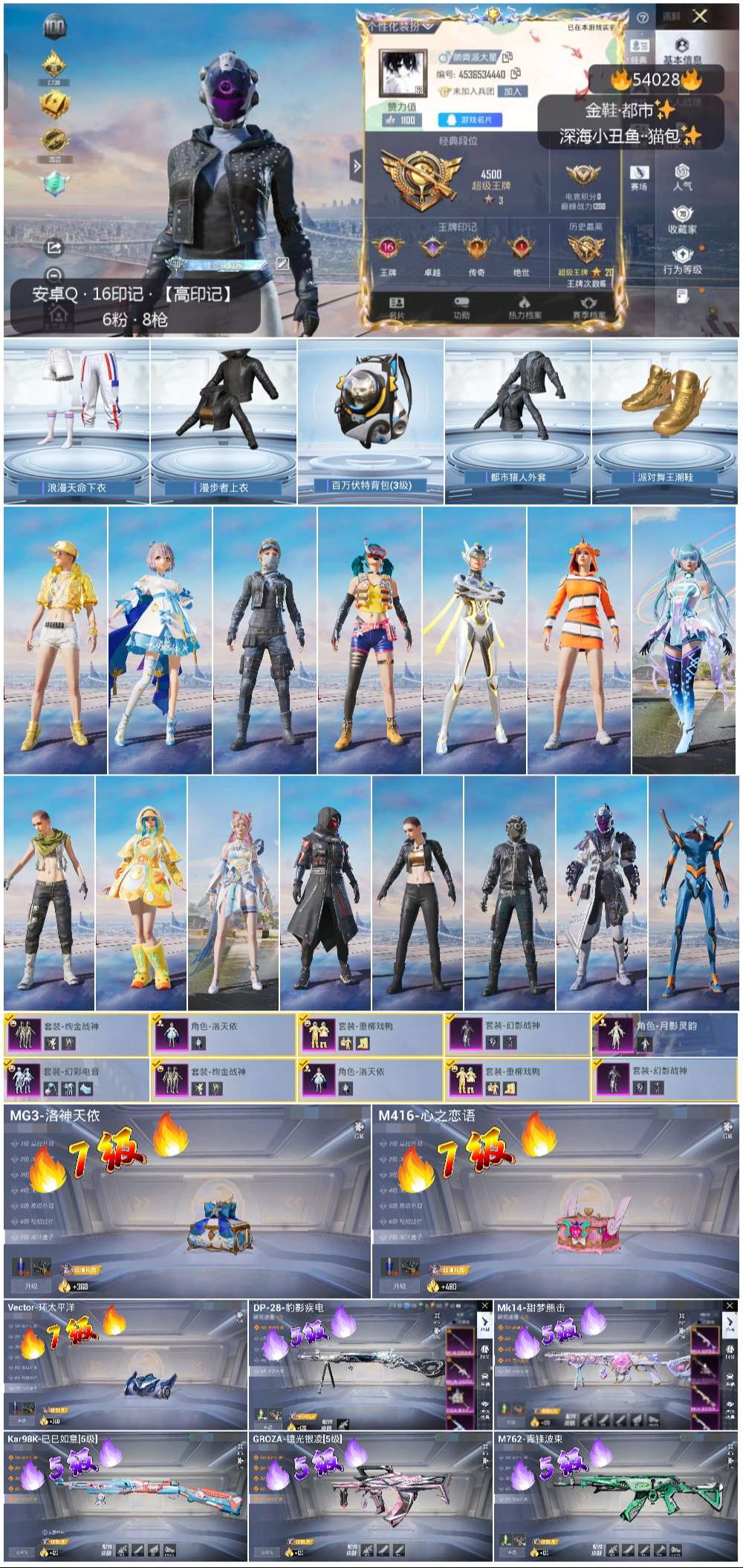 HPSJ3443528和平精英账号详情图3