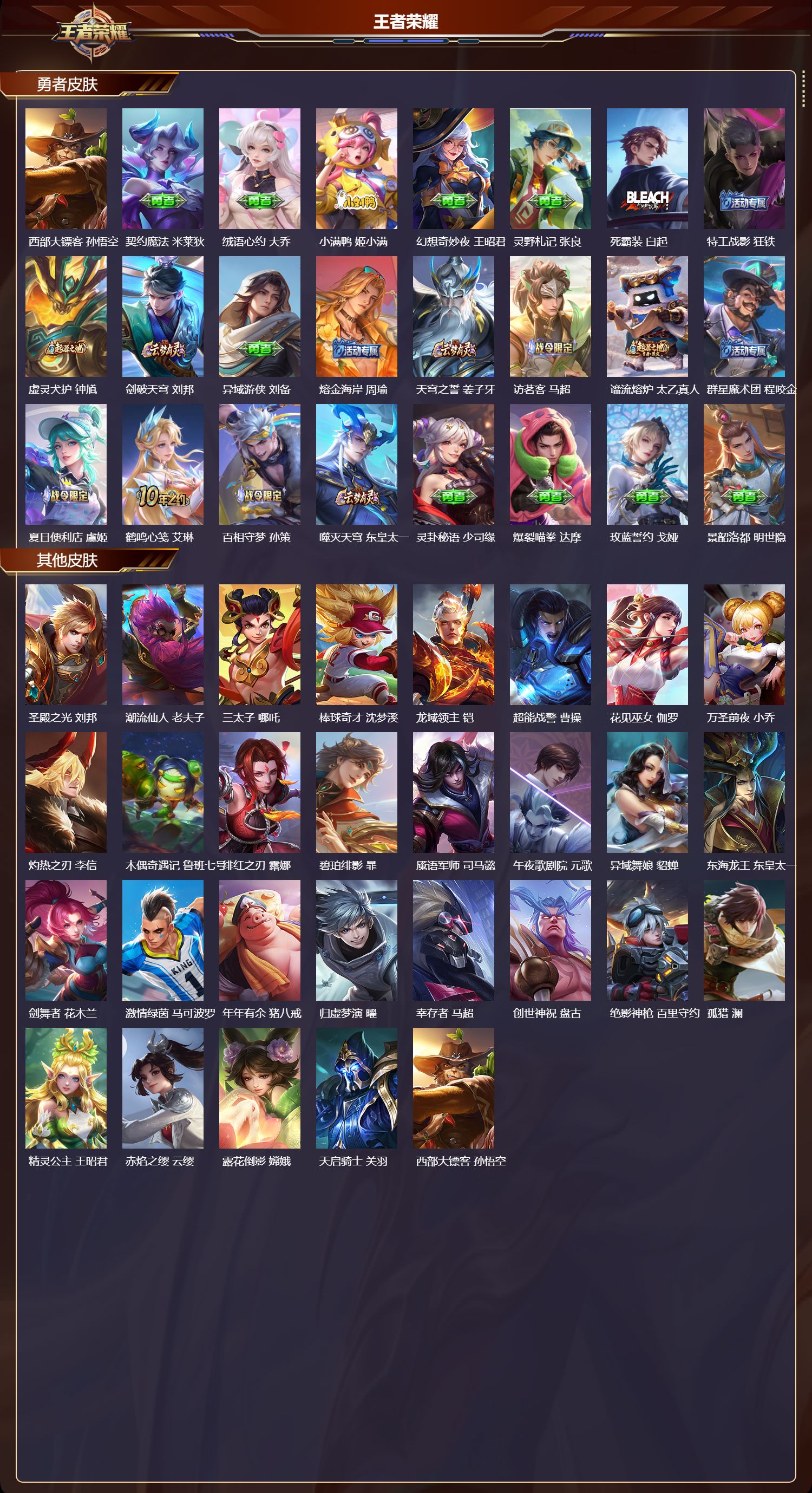 WZMK3463183王者荣耀账号详情图3