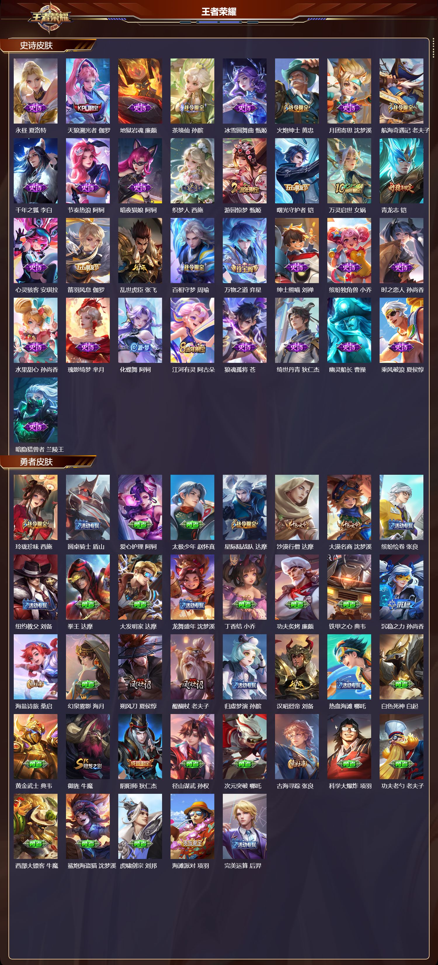 WZMK3463196王者荣耀账号详情图4