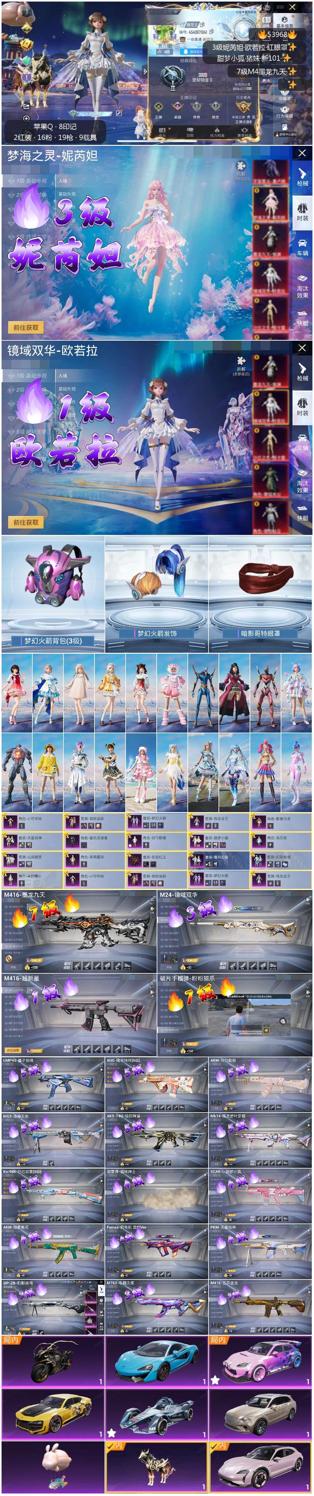 HPSJ3443502和平精英账号详情图3