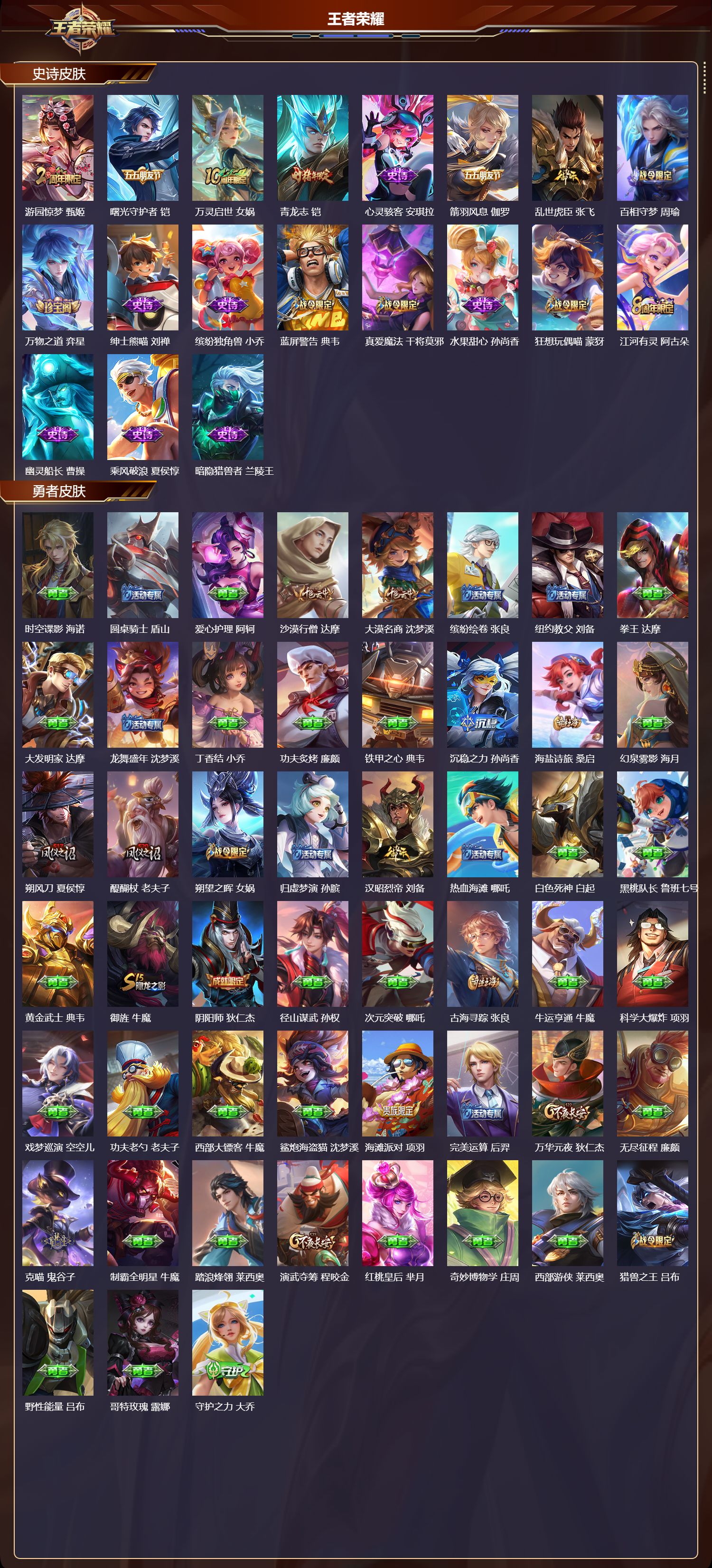 WZMK3463178王者荣耀账号详情图4 WZMK3463178王者荣耀账号详情图4