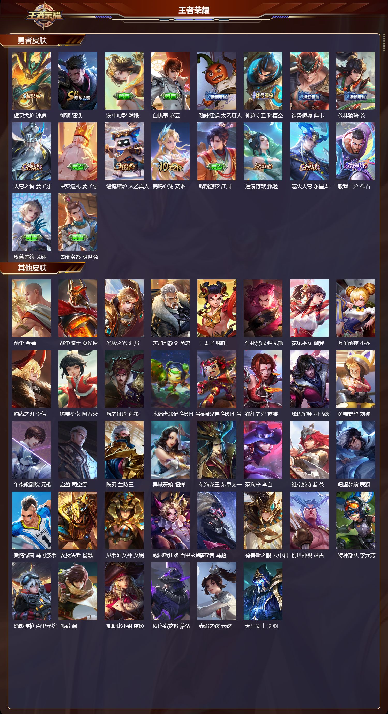 WZMK3467979王者荣耀账号详情图4