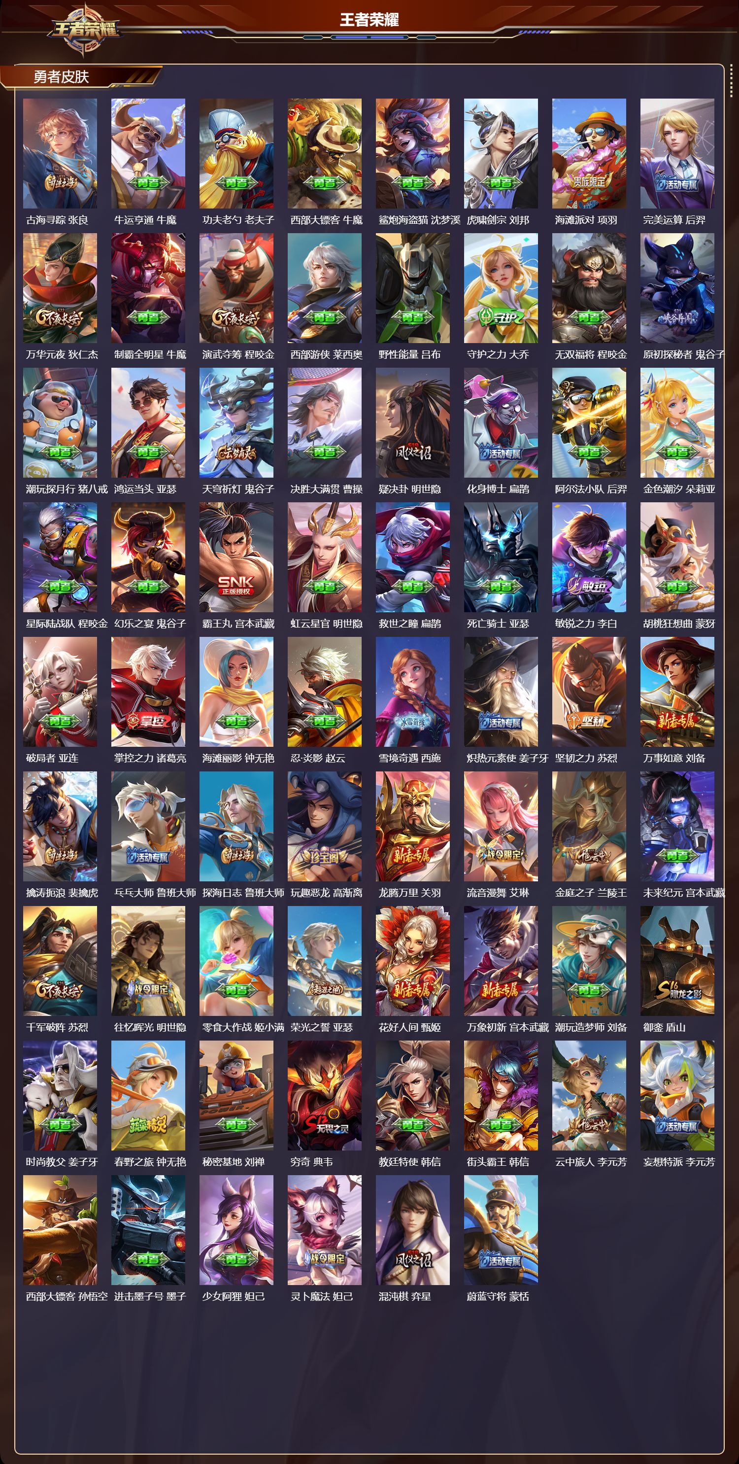 WZQM3473967王者荣耀账号详情图6