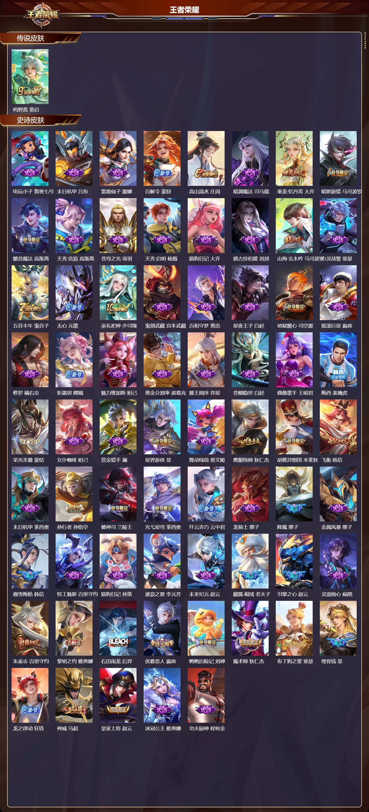 WZQM3473967王者荣耀账号详情图4