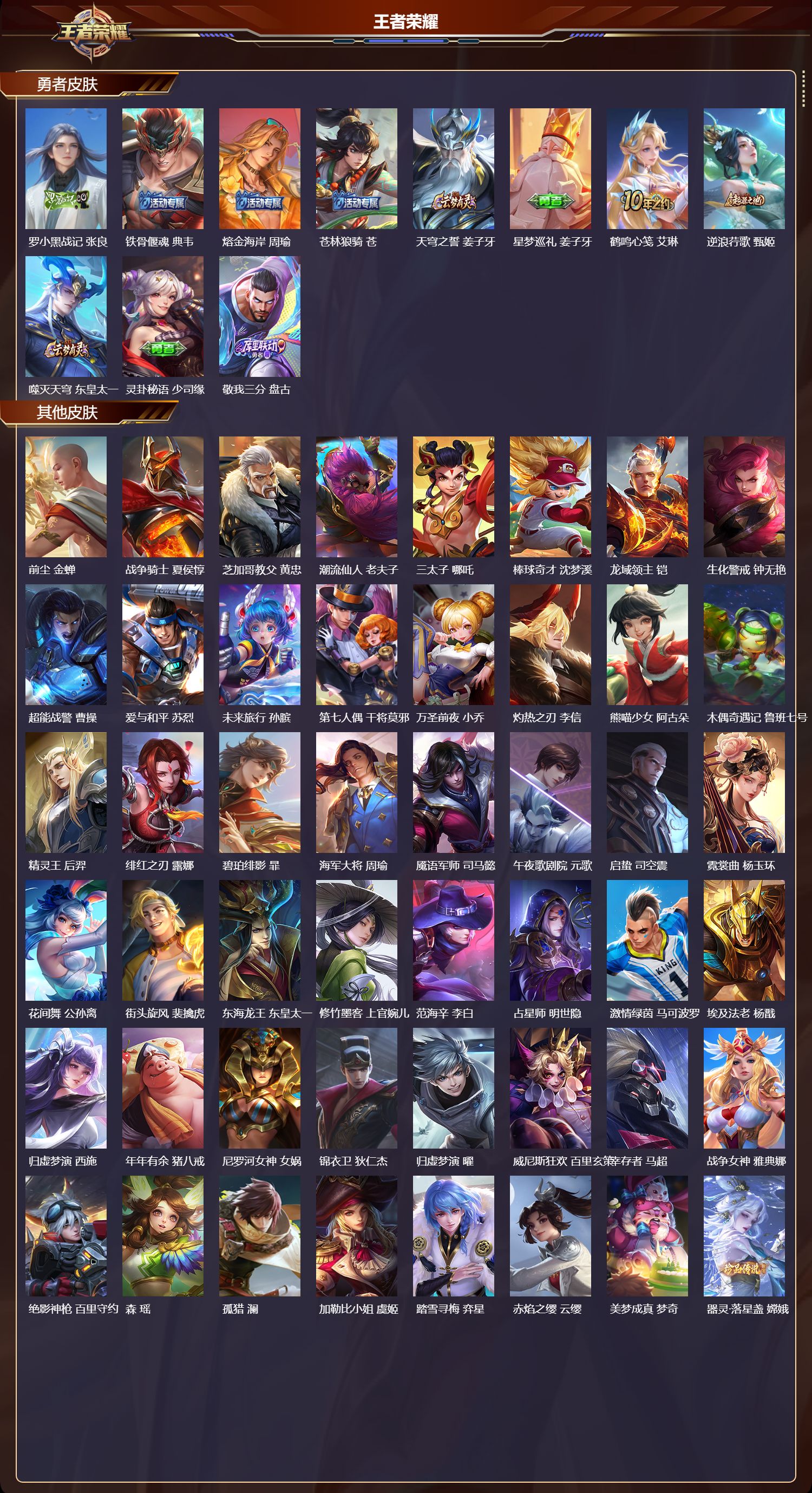 WZMK3463201王者荣耀账号详情图4