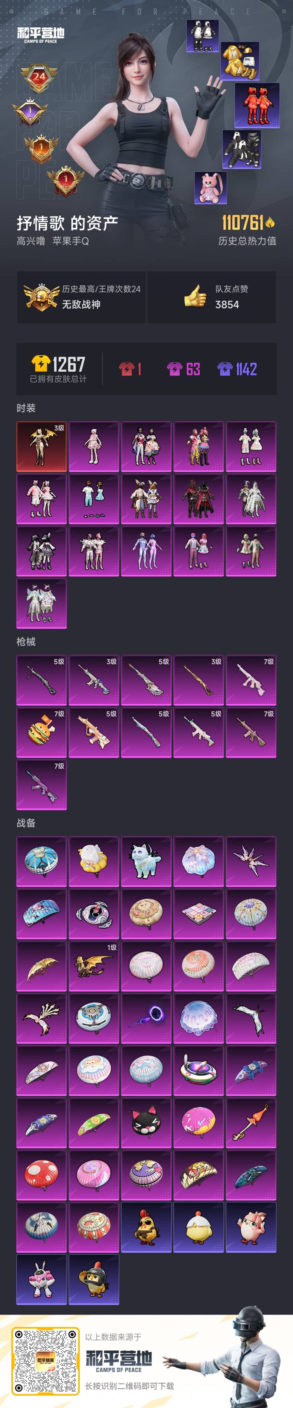 HPSJ3446159和平精英账号详情图4