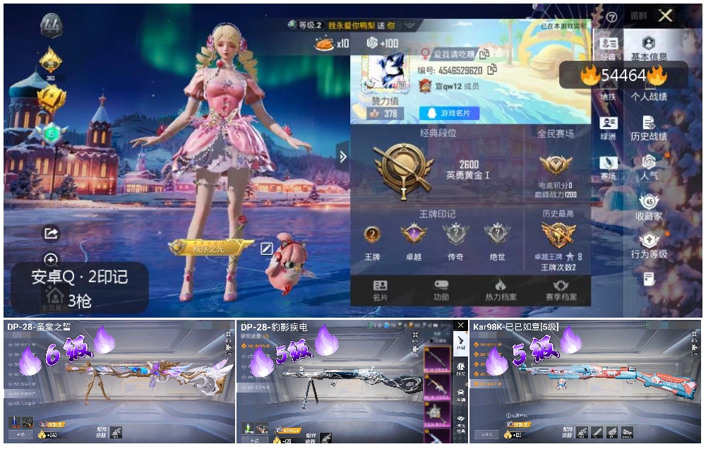 HPSJ3447921和平精英账号详情图2 HPSJ3447921和平精英账号详情图2