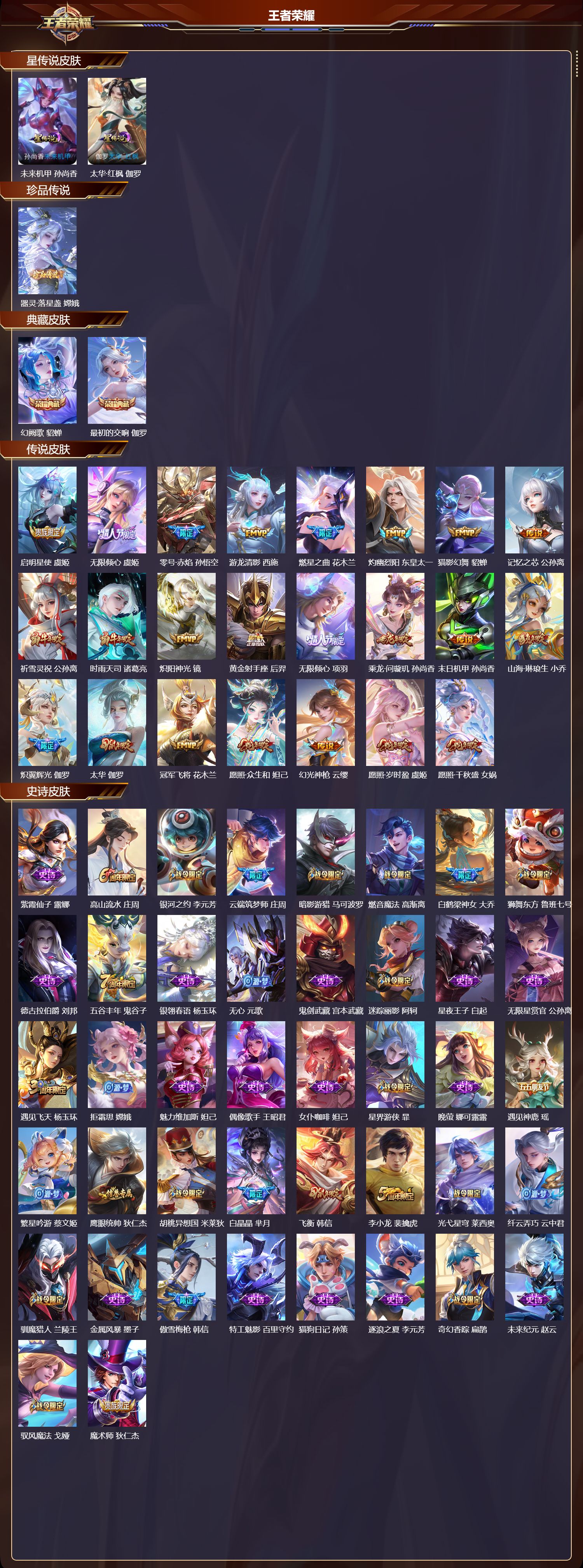 WZMK3463244王者荣耀账号详情图2