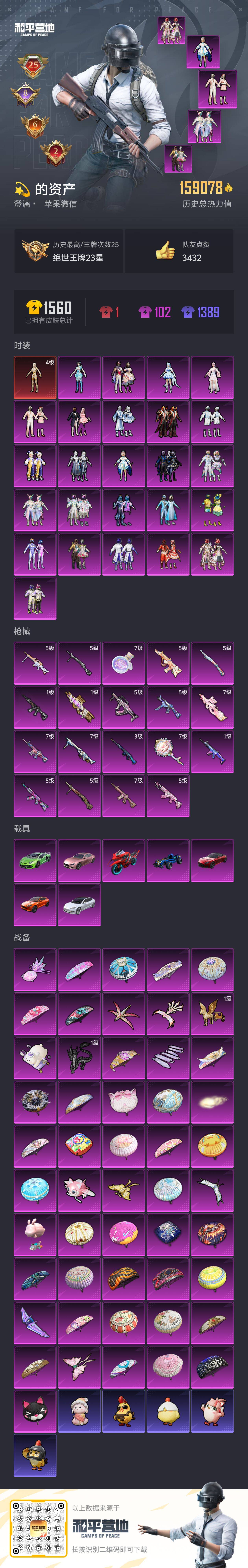 HPSJ3445032和平精英账号详情图5