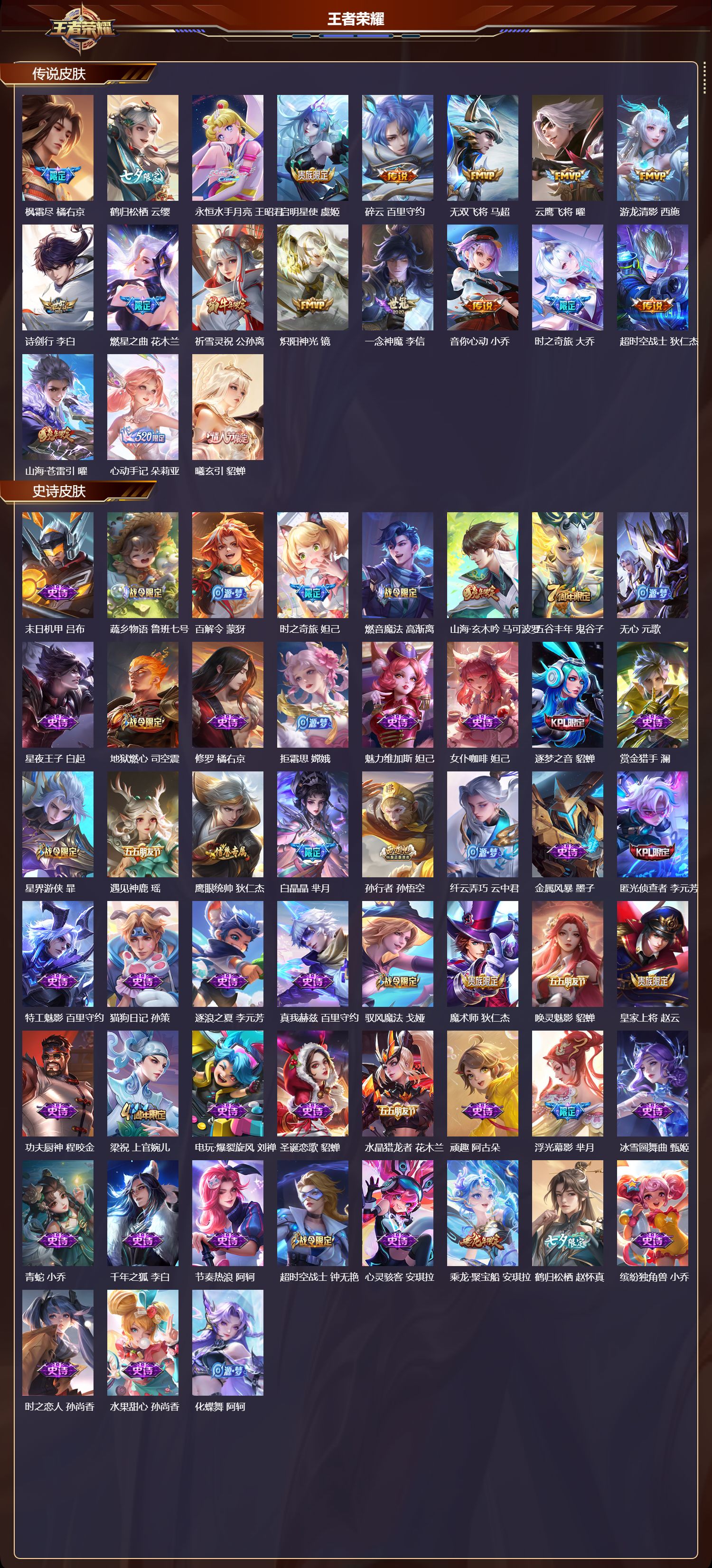 WZMK3463231王者荣耀账号详情图2 WZMK3463231王者荣耀账号详情图2