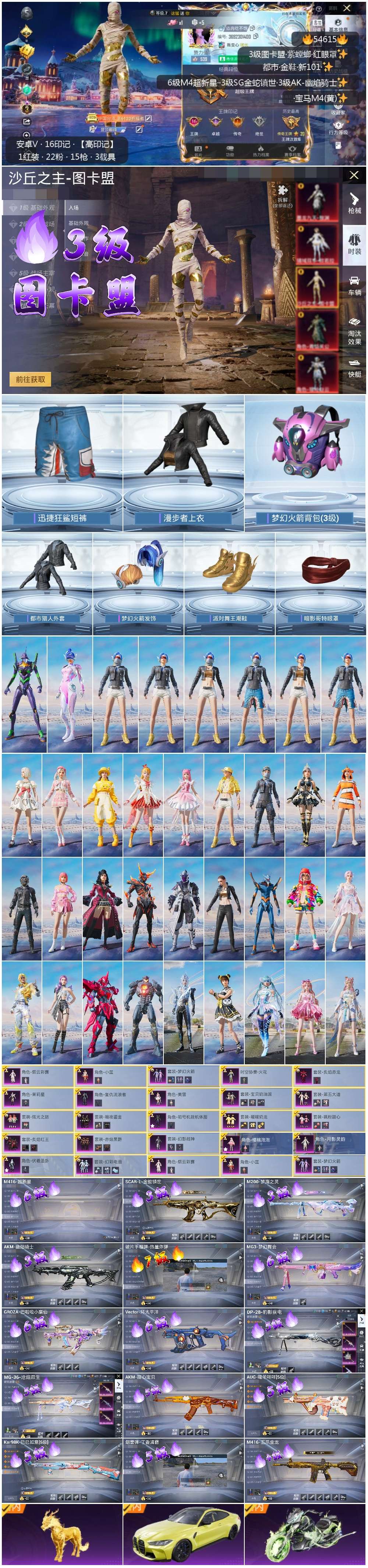 HPSJ3445003和平精英账号详情图2