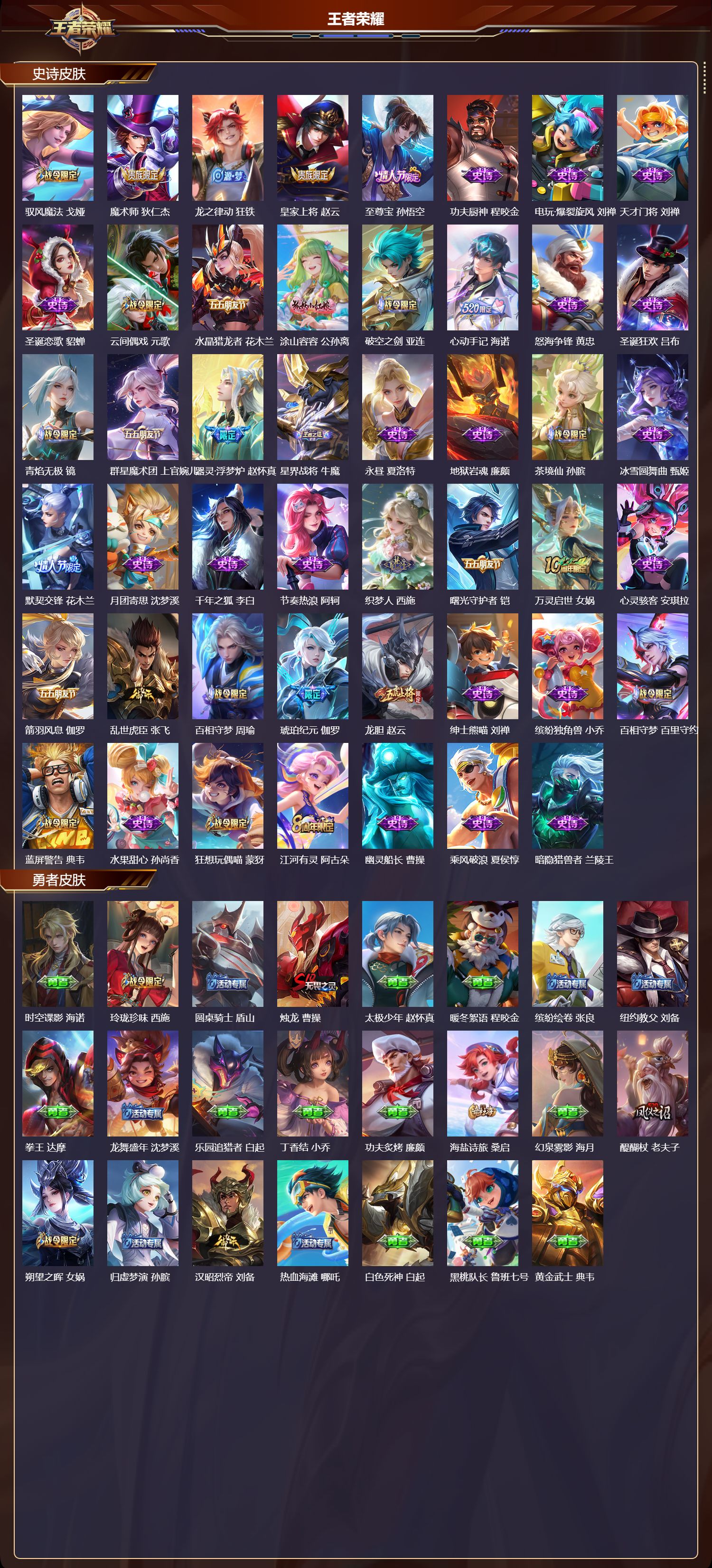 WZMK3463233王者荣耀账号详情图3