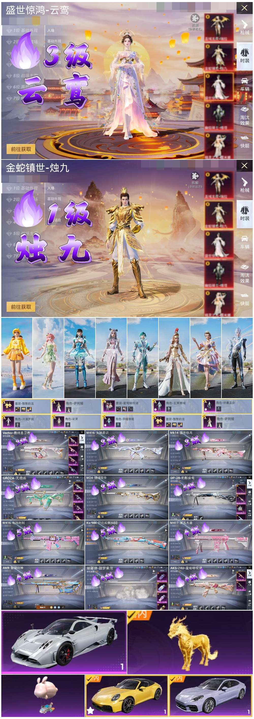 HPSJ3448391和平精英账号详情图2