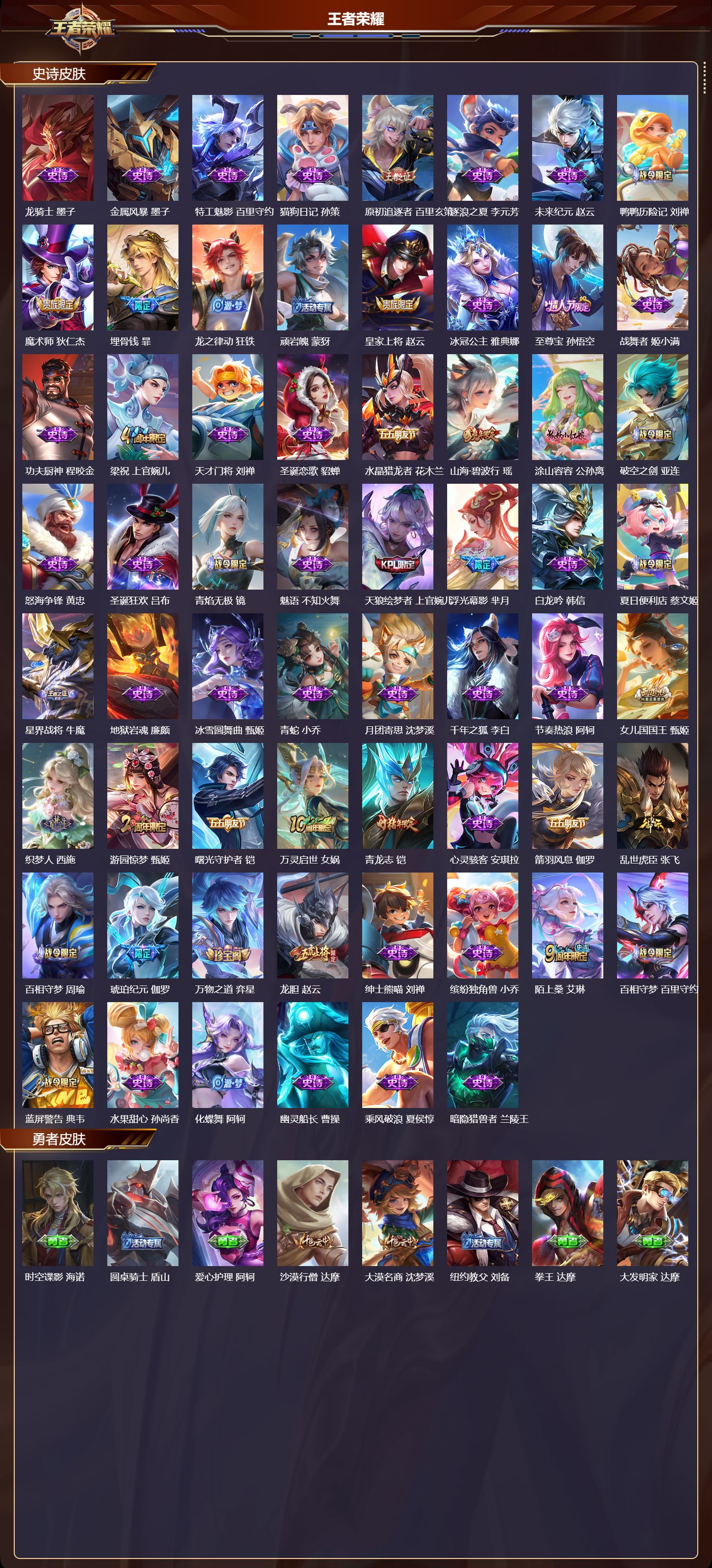 WZMK3463217王者荣耀账号详情图3 WZMK3463217王者荣耀账号详情图3