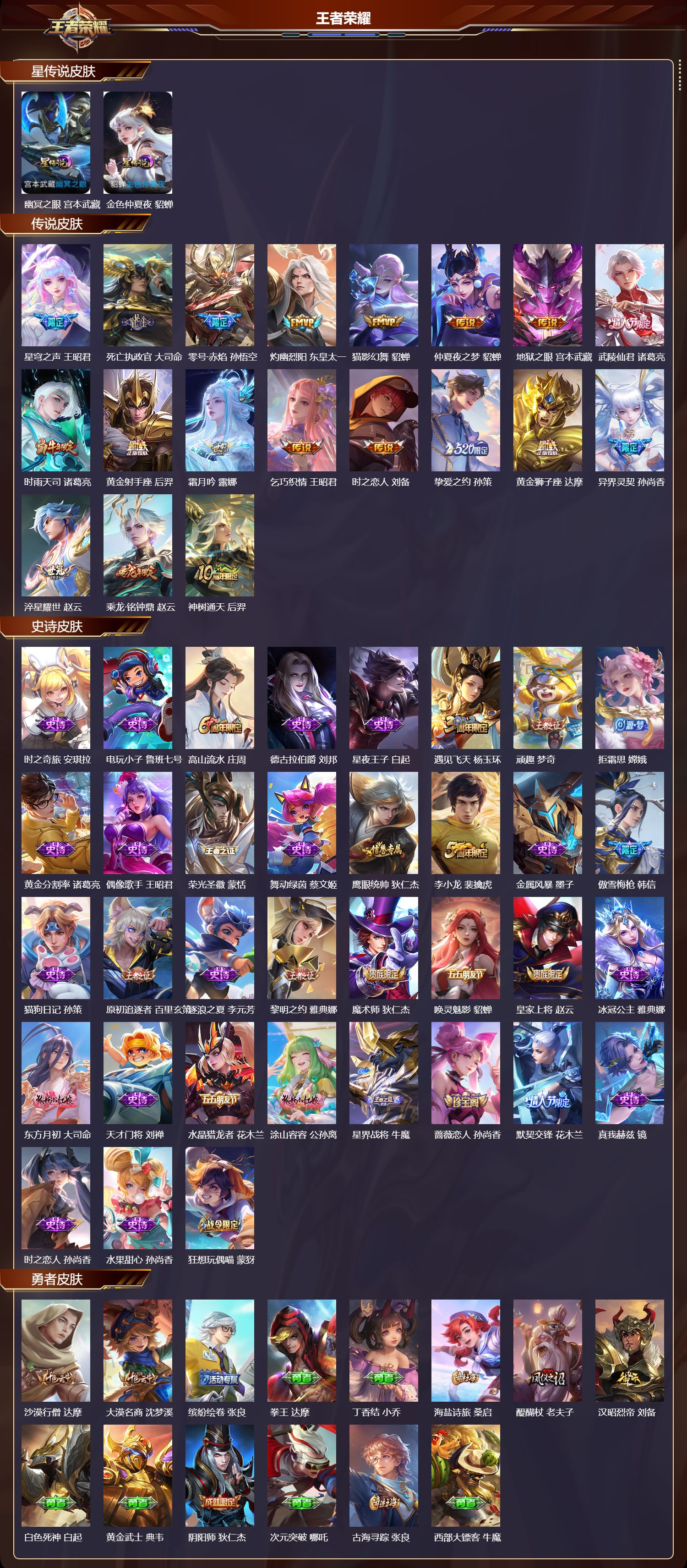 WZMK3463254王者荣耀账号详情图2