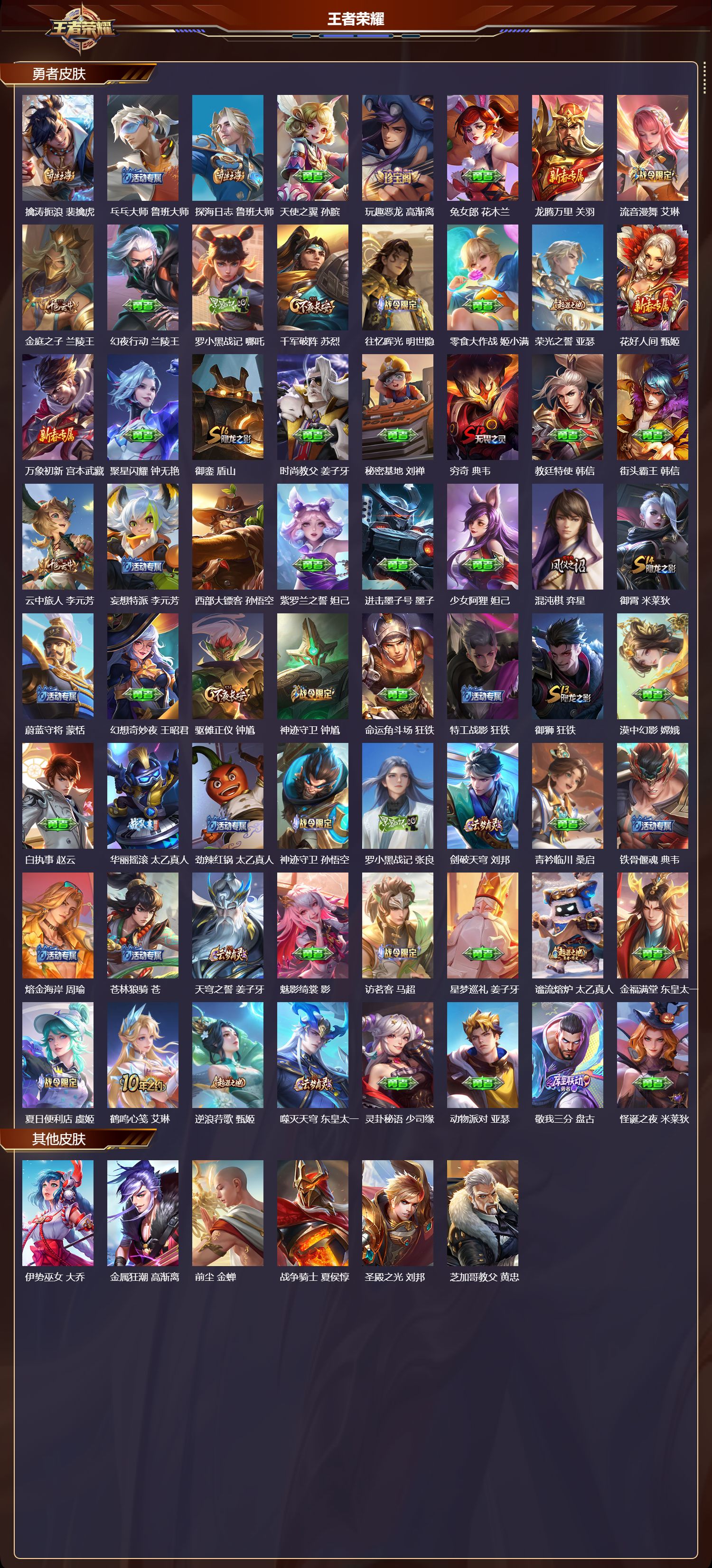 WZMK3463218王者荣耀账号详情图5