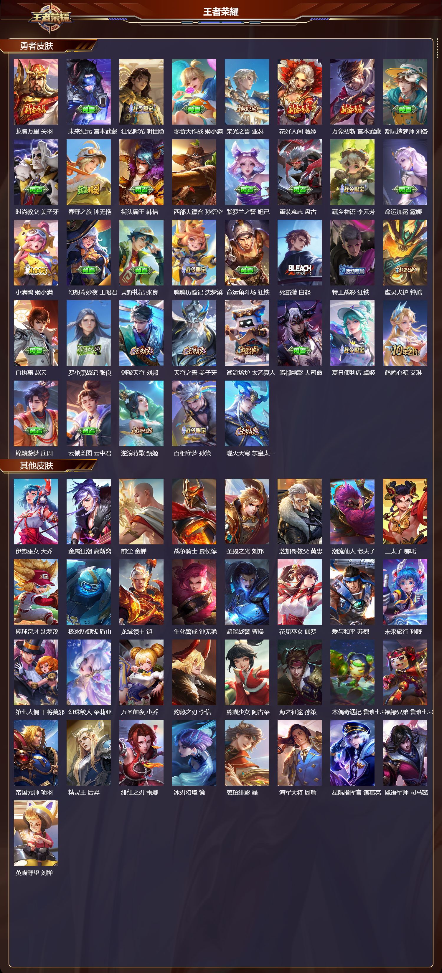 WZMK3463242王者荣耀账号详情图5