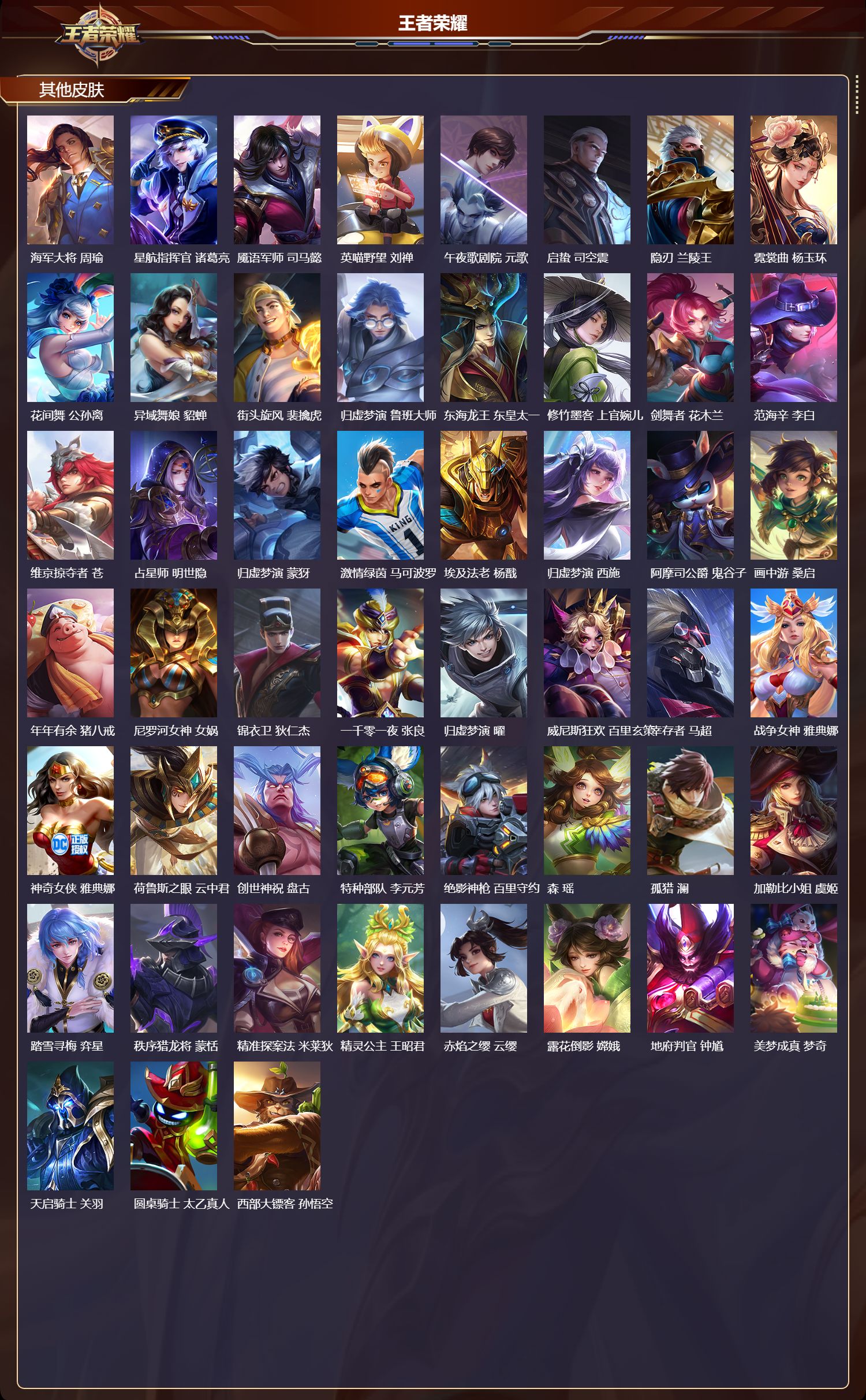 WZMK3463240王者荣耀账号详情图6