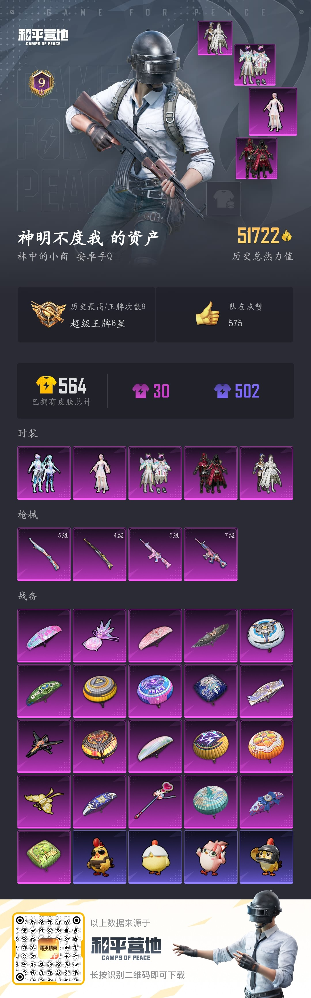 HPSJ3445110和平精英账号详情图2 HPSJ3445110和平精英账号详情图2