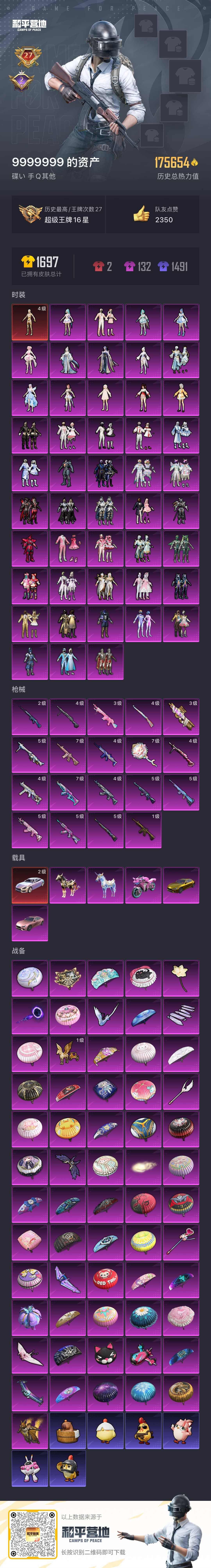 HPSJ3448417和平精英账号详情图3 HPSJ3448417和平精英账号详情图3