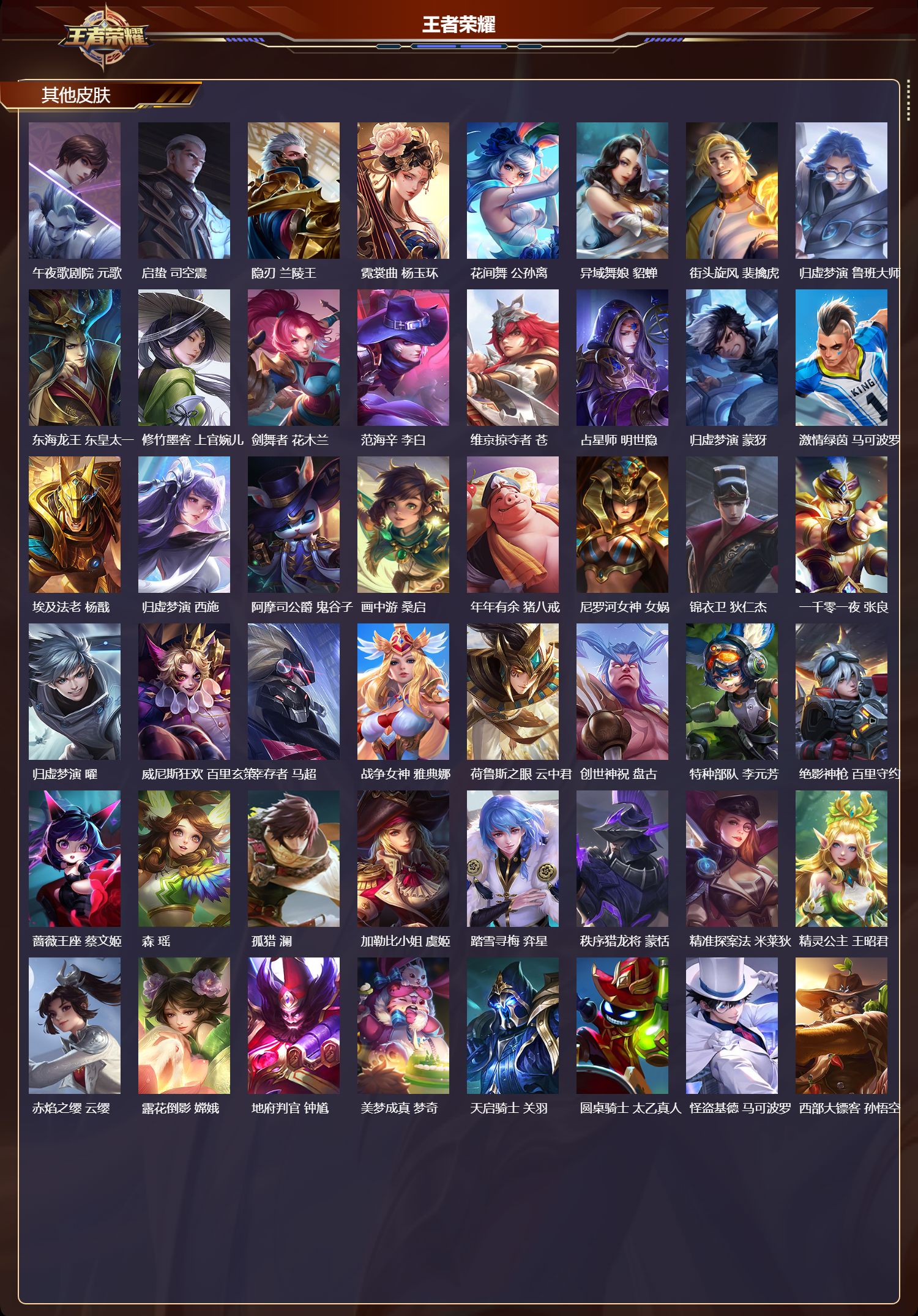 WZMK3463242王者荣耀账号详情图6