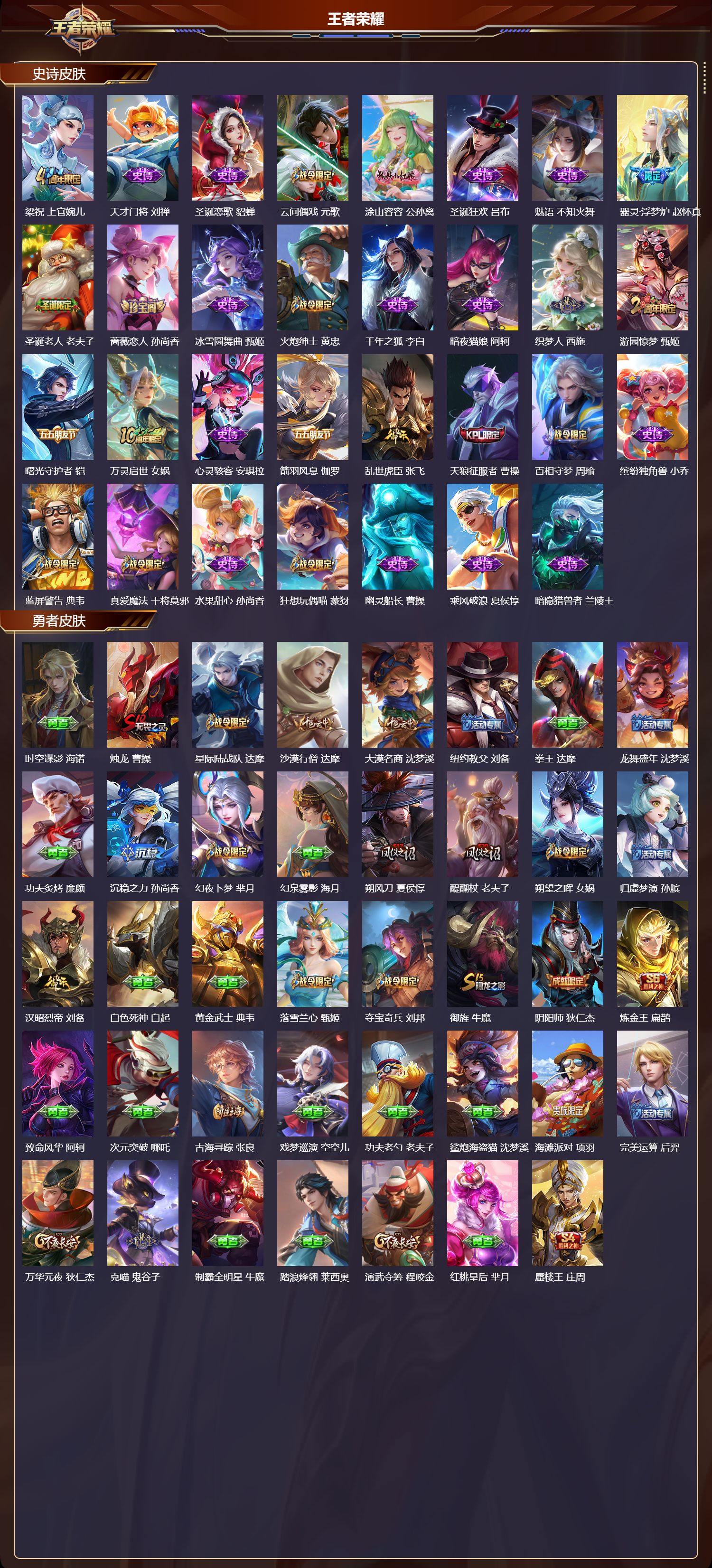 WZMK3463220王者荣耀账号详情图3